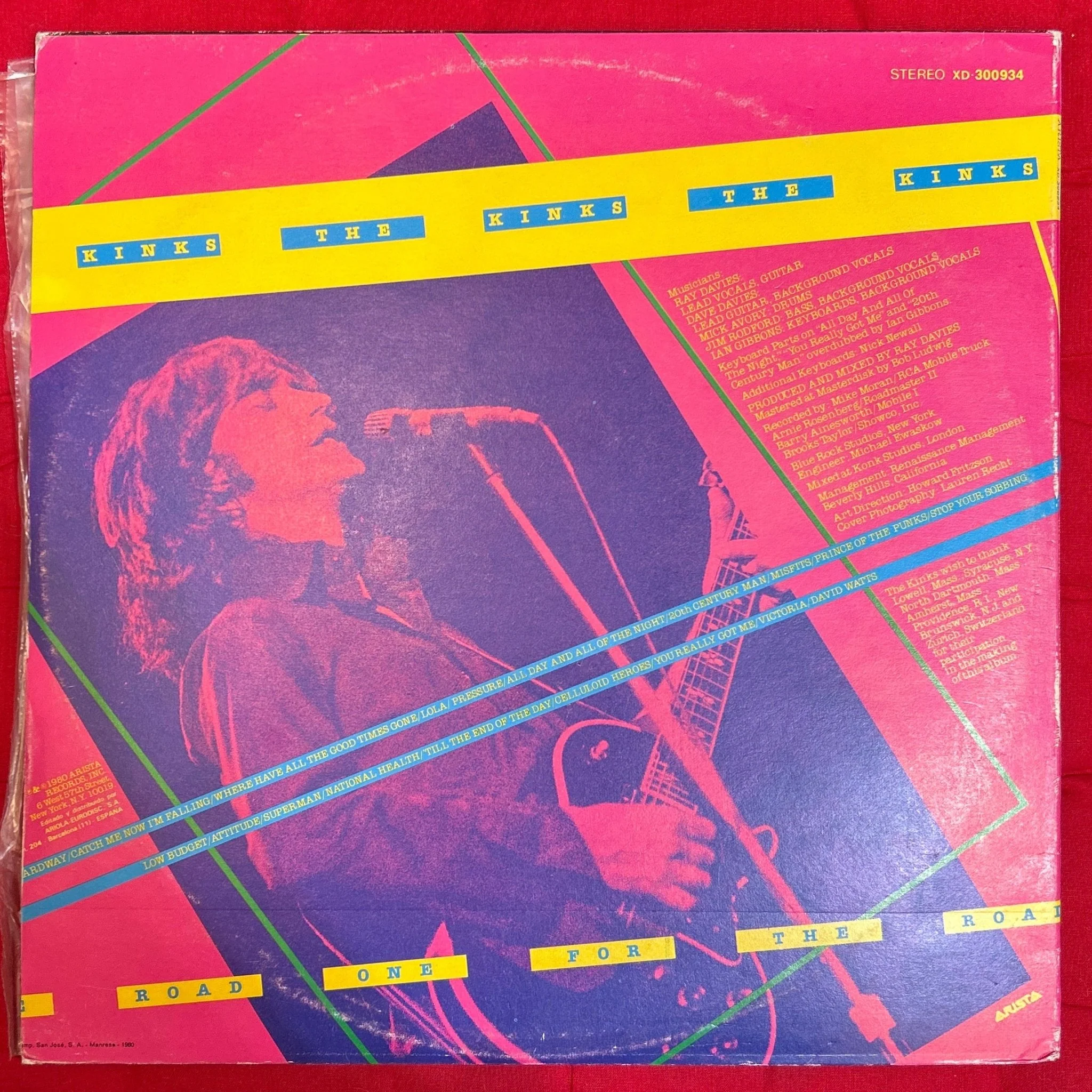 LP The Kinks ‎– One For The Road 2ª Mano - Image 2