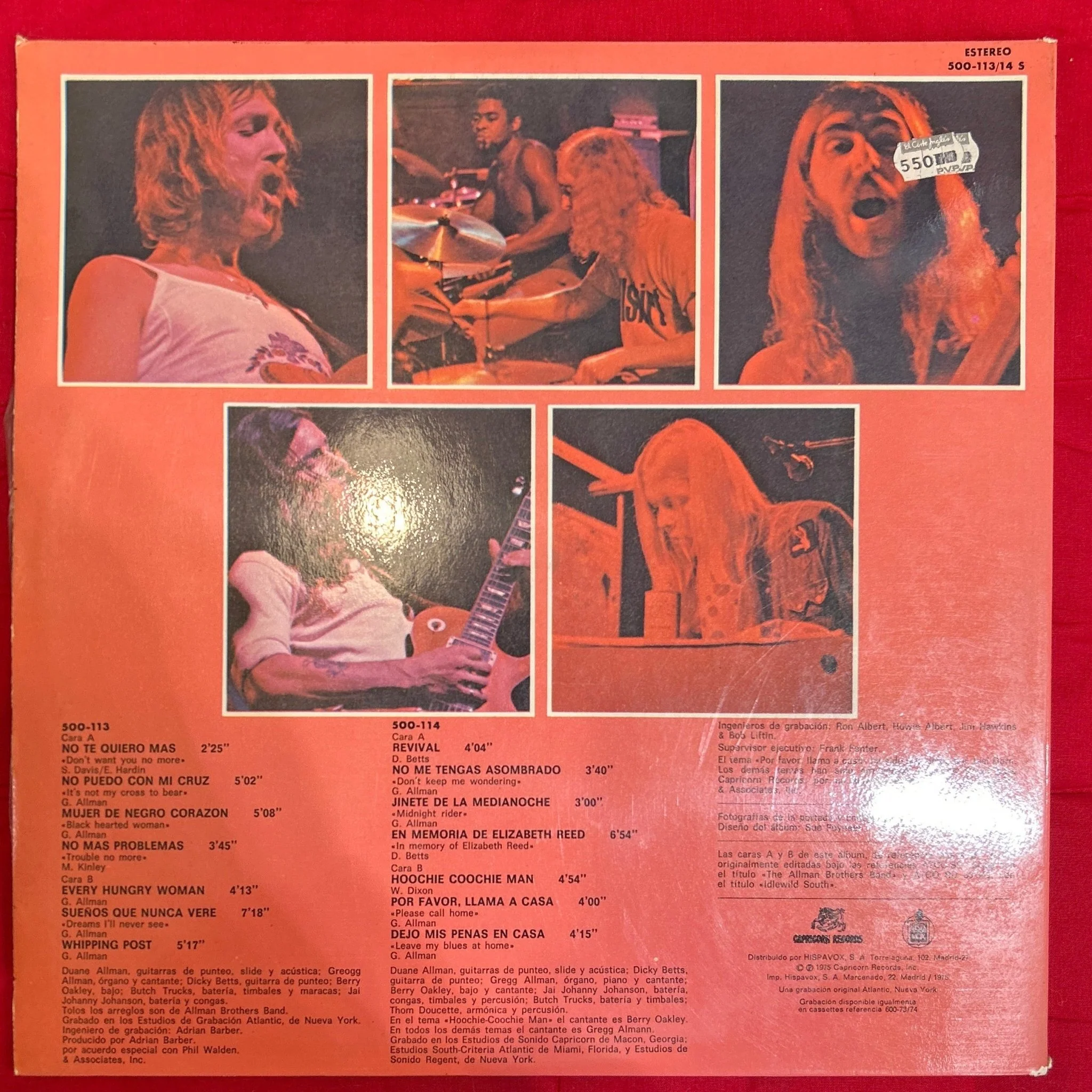 LP The Allman Brothers Band ‎– Beginnings 2ª Mano - Image 2