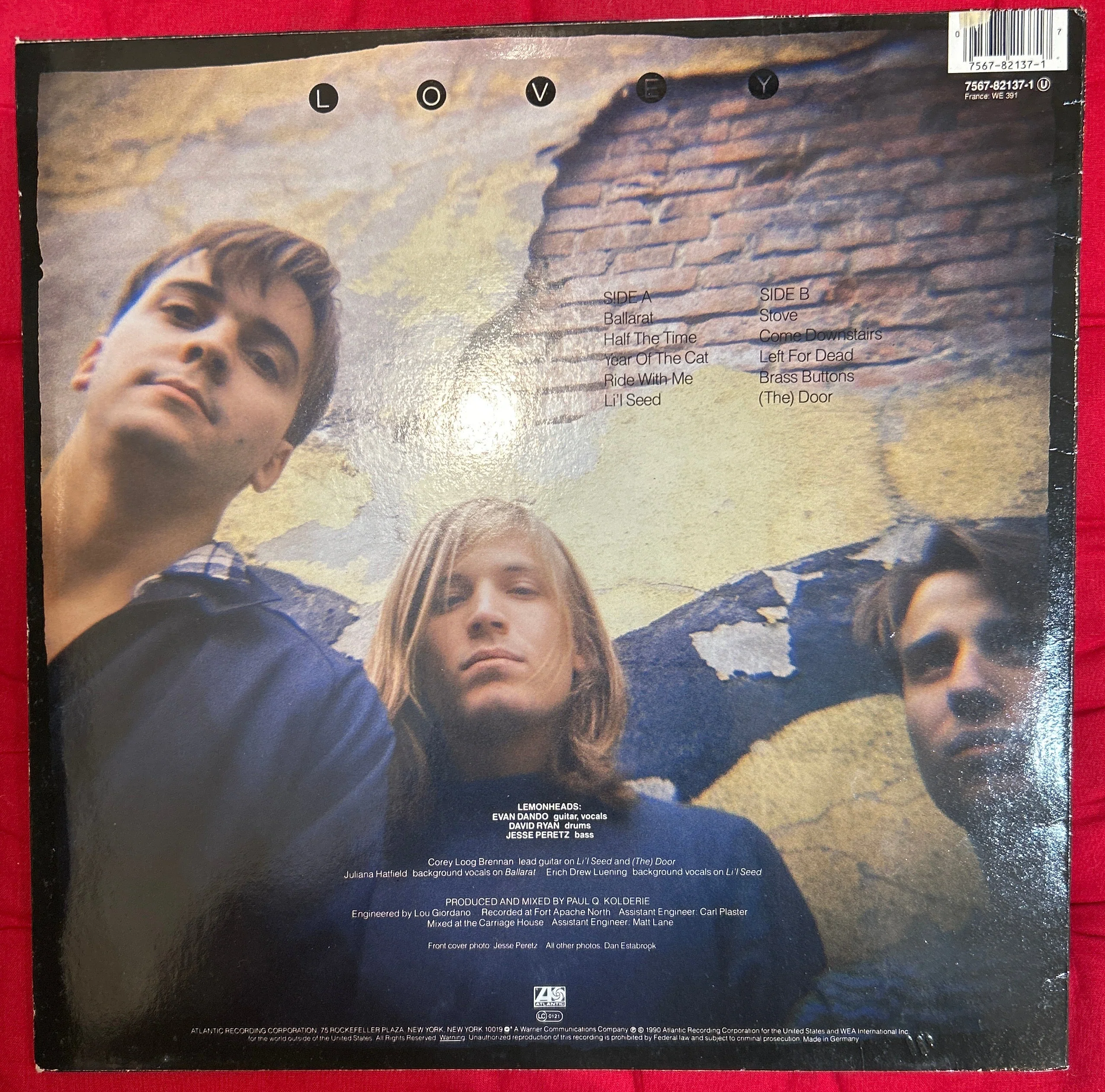 LP Lemonheads ‎– Lovey 2ª Mano - Image 2