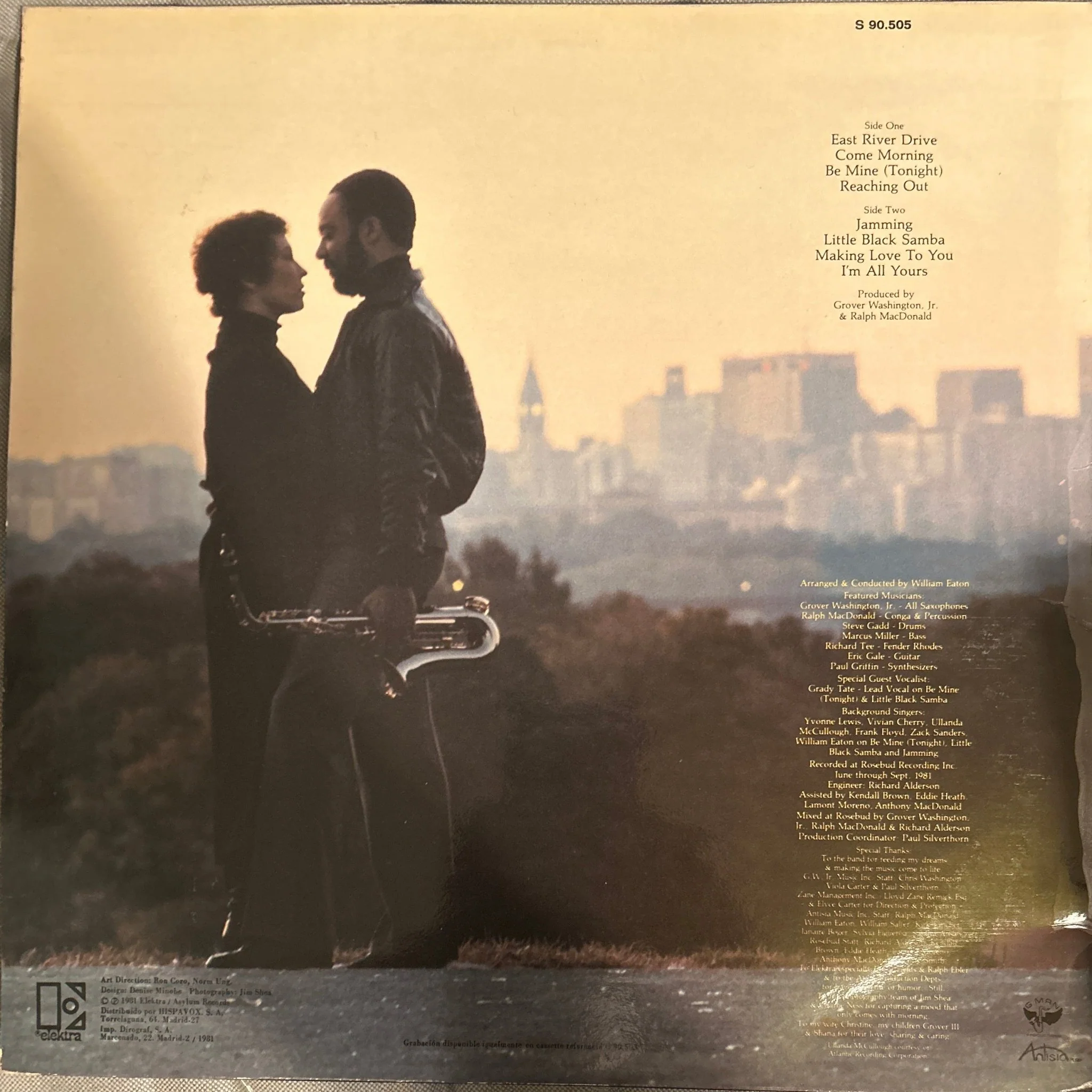 LP Grover Washington, Jr. ‎– Come Morning 2ª Mano - Image 2