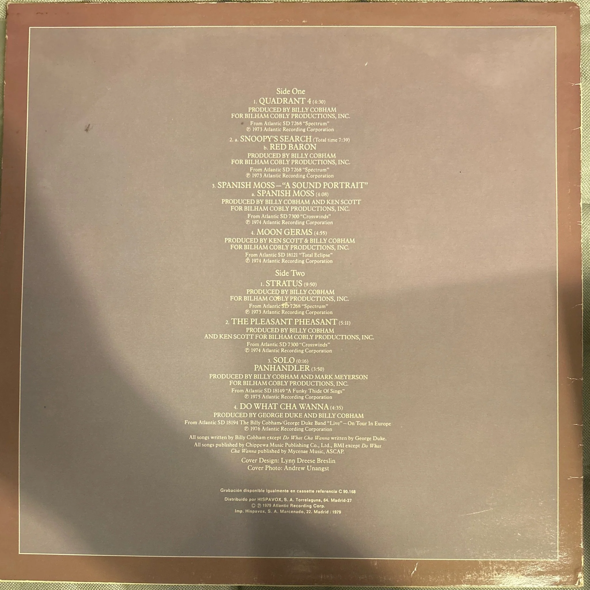 LP Billy Cobham ‎– The Best Of Billy Cobham 2ª Mano - Image 2