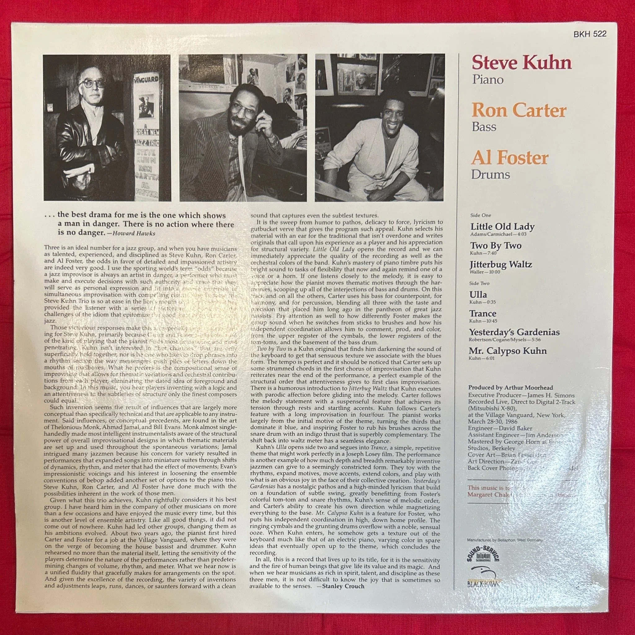 LP Steve Kuhn Trio ‎– Life's Magic 2ª Mano - Image 2