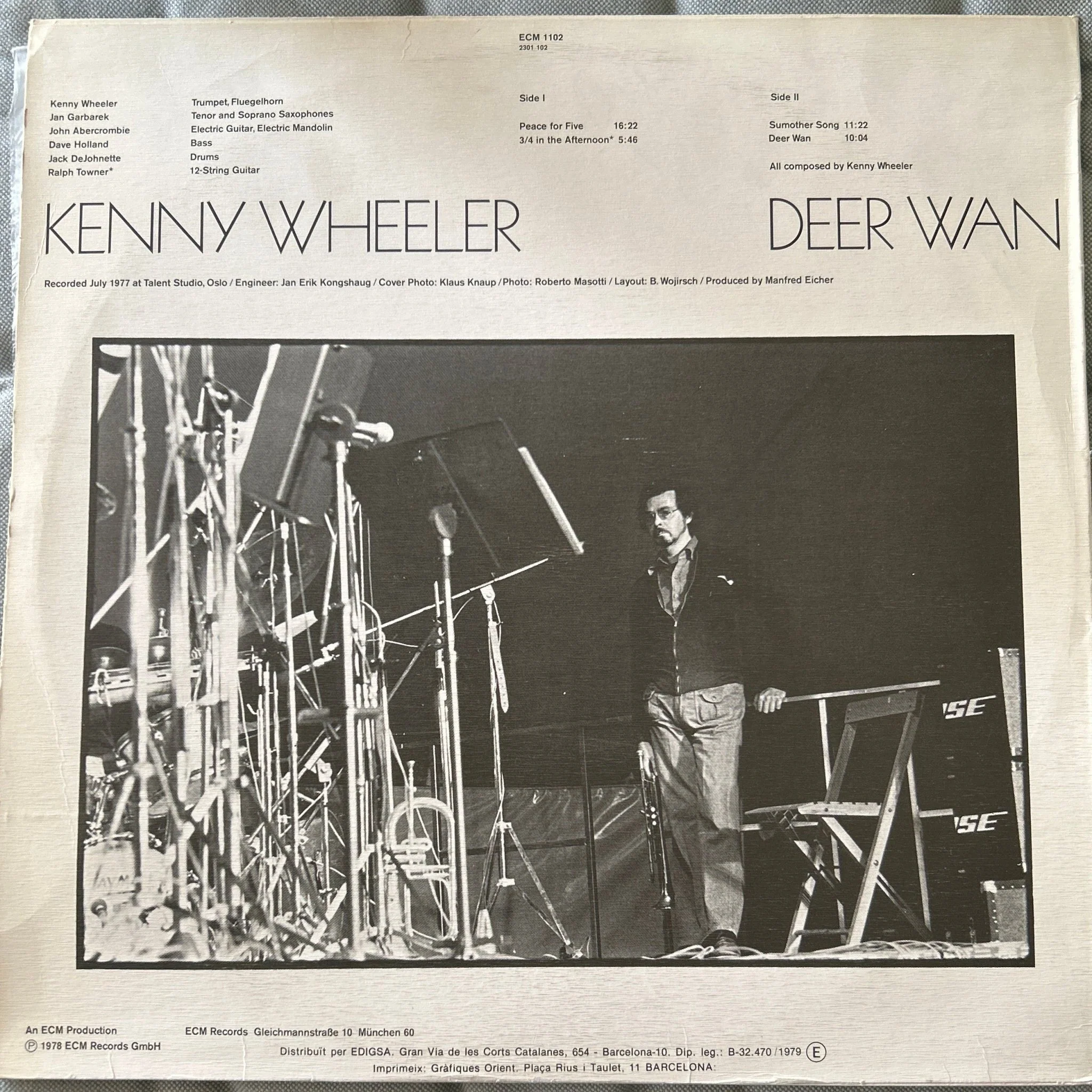 LP Kenny Wheeler ‎– Deer Wan 2ª Mano - Image 2
