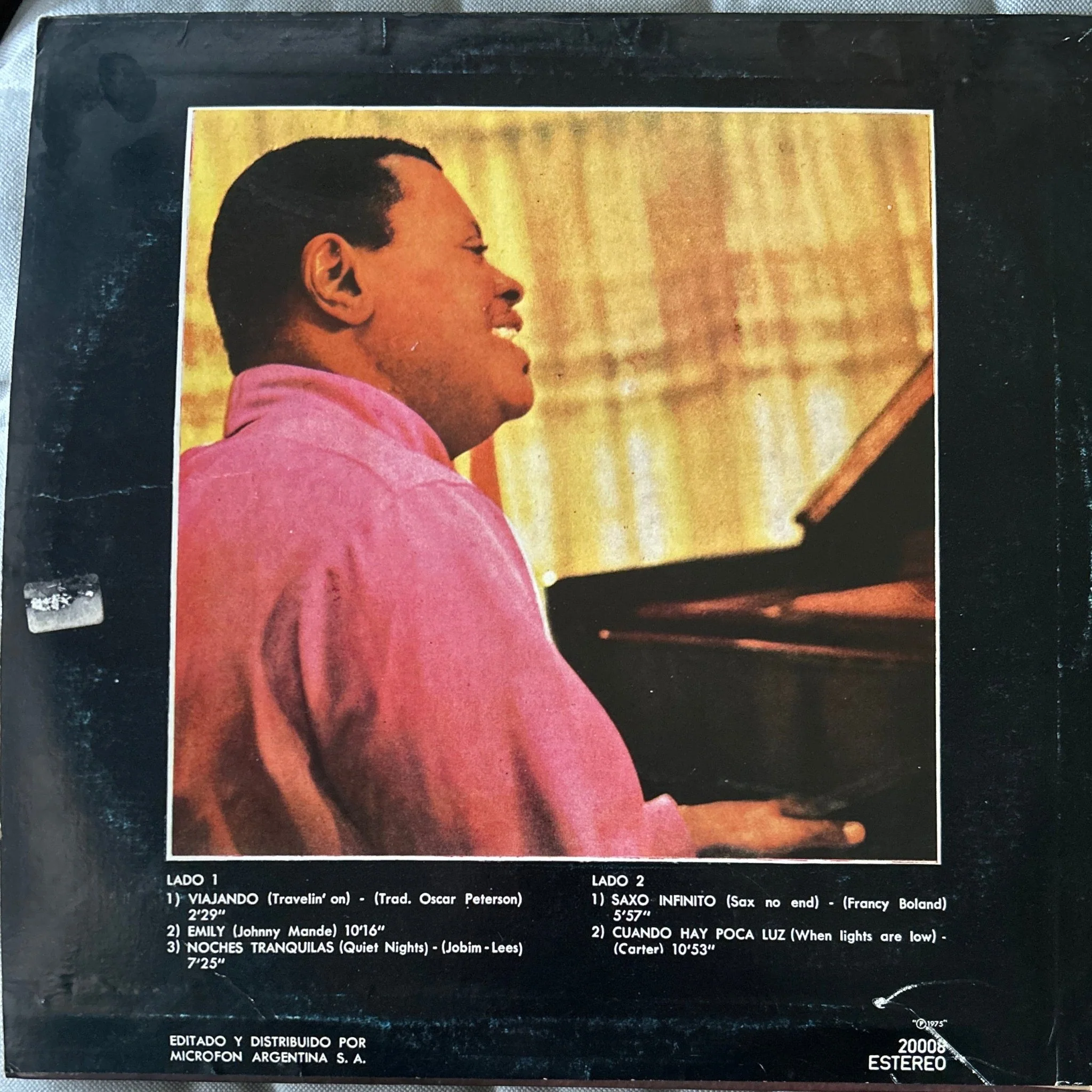 LP Oscar Peterson – Viajando = Travelin' On 2ª Mano - Image 2