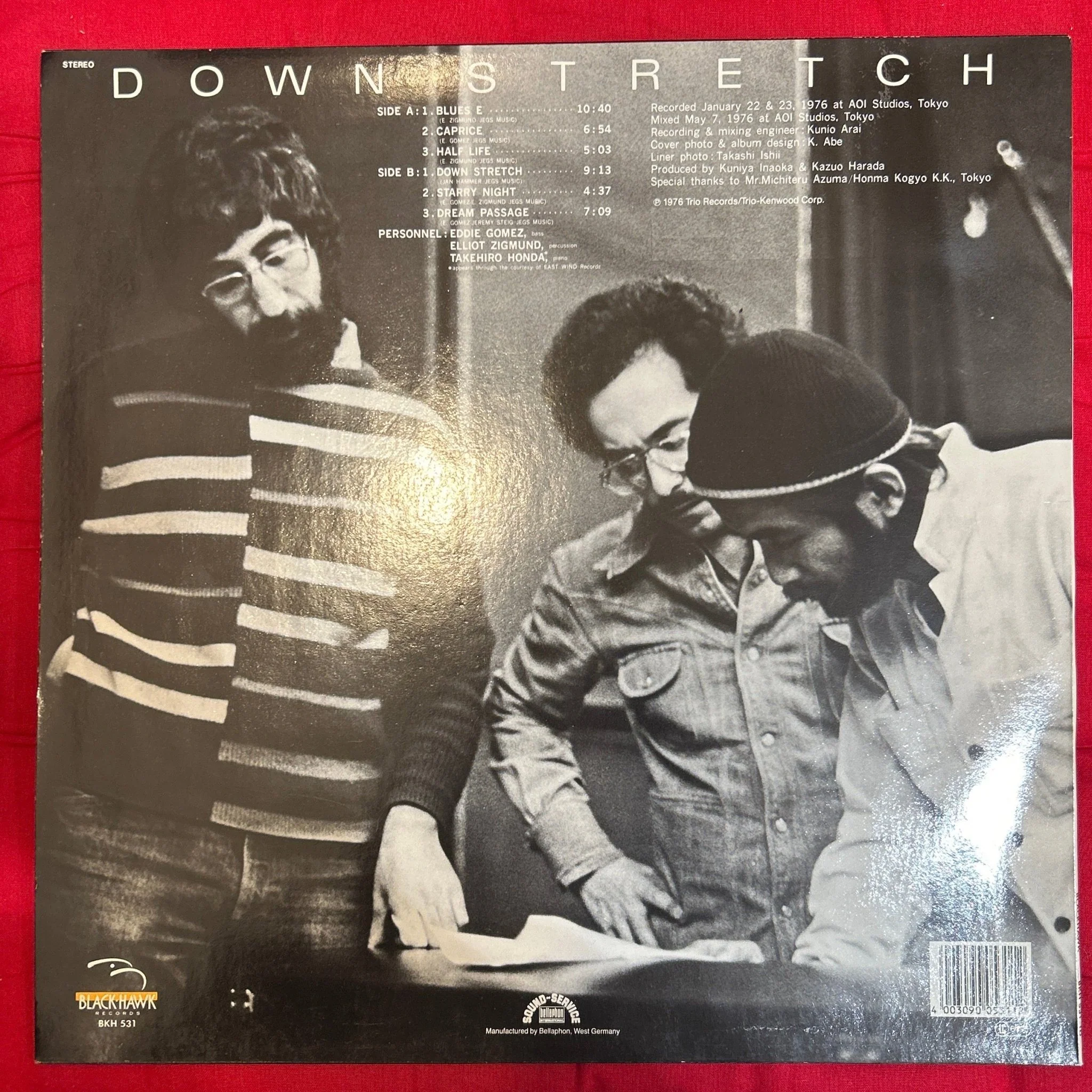 LP Eddie Gomez ‎– Down Stretch 2ª Mano - Image 2