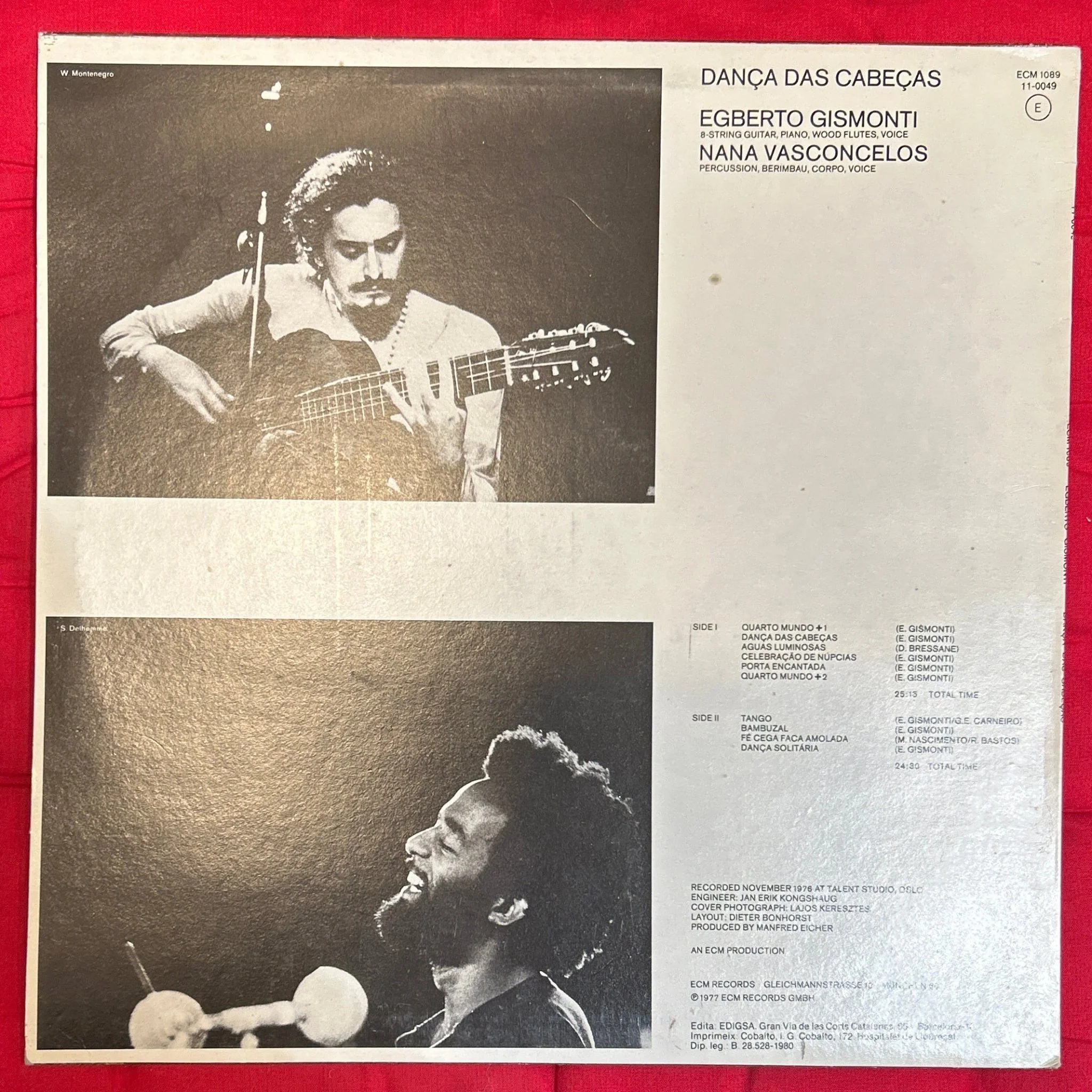 LP Egberto Gismonti ‎– Dança Das Cabeças 2ª Mano - Image 2