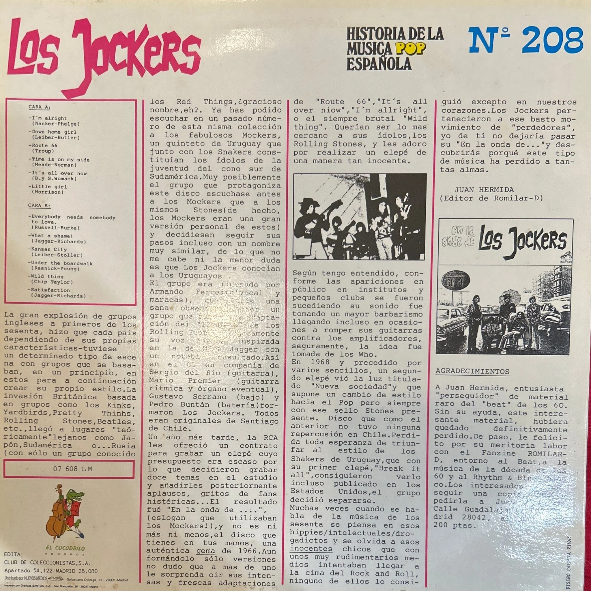 LP Los Jockers ‎– Jockers 2ª Mano - Image 2