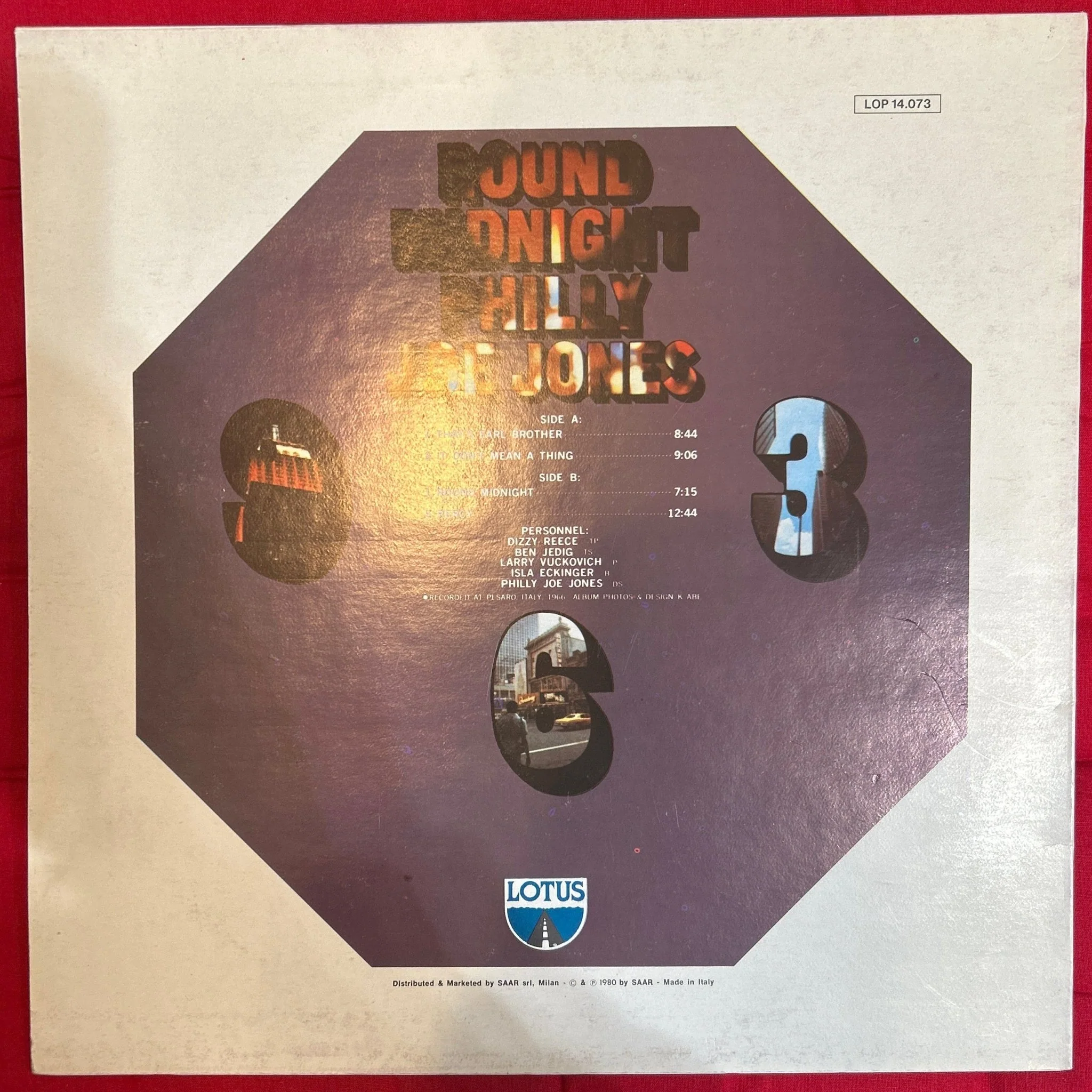 LP Philly Joe Jones ‎– Round Midnight 2ª Mano - Image 2