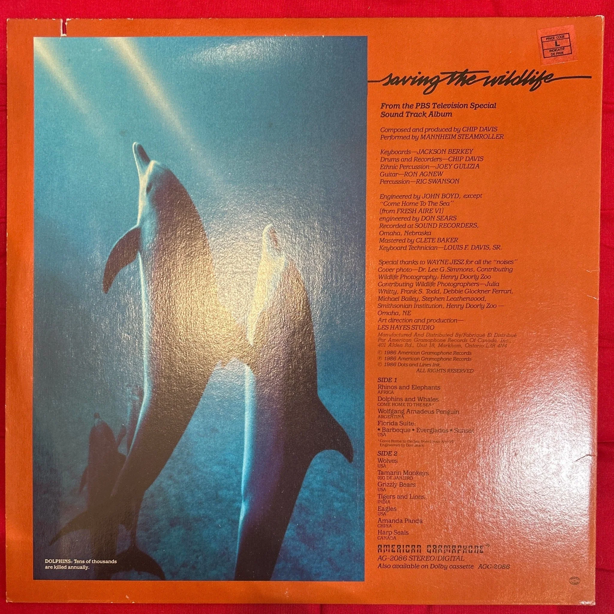 LP Mannheim Steamroller ‎– Saving The Wildlife 2ª Mano - Image 2