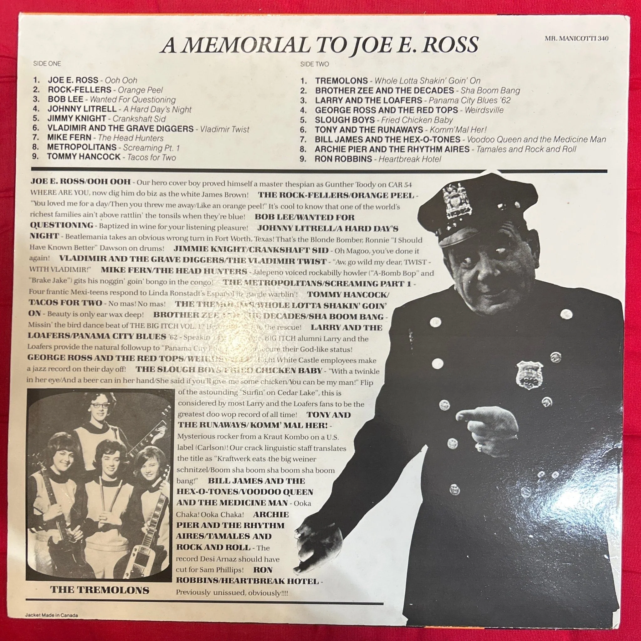 LP V/A ‎– The Big Itch Volume Two (Memorial Album For Joe E. Ross) 2ª Mano - Image 2