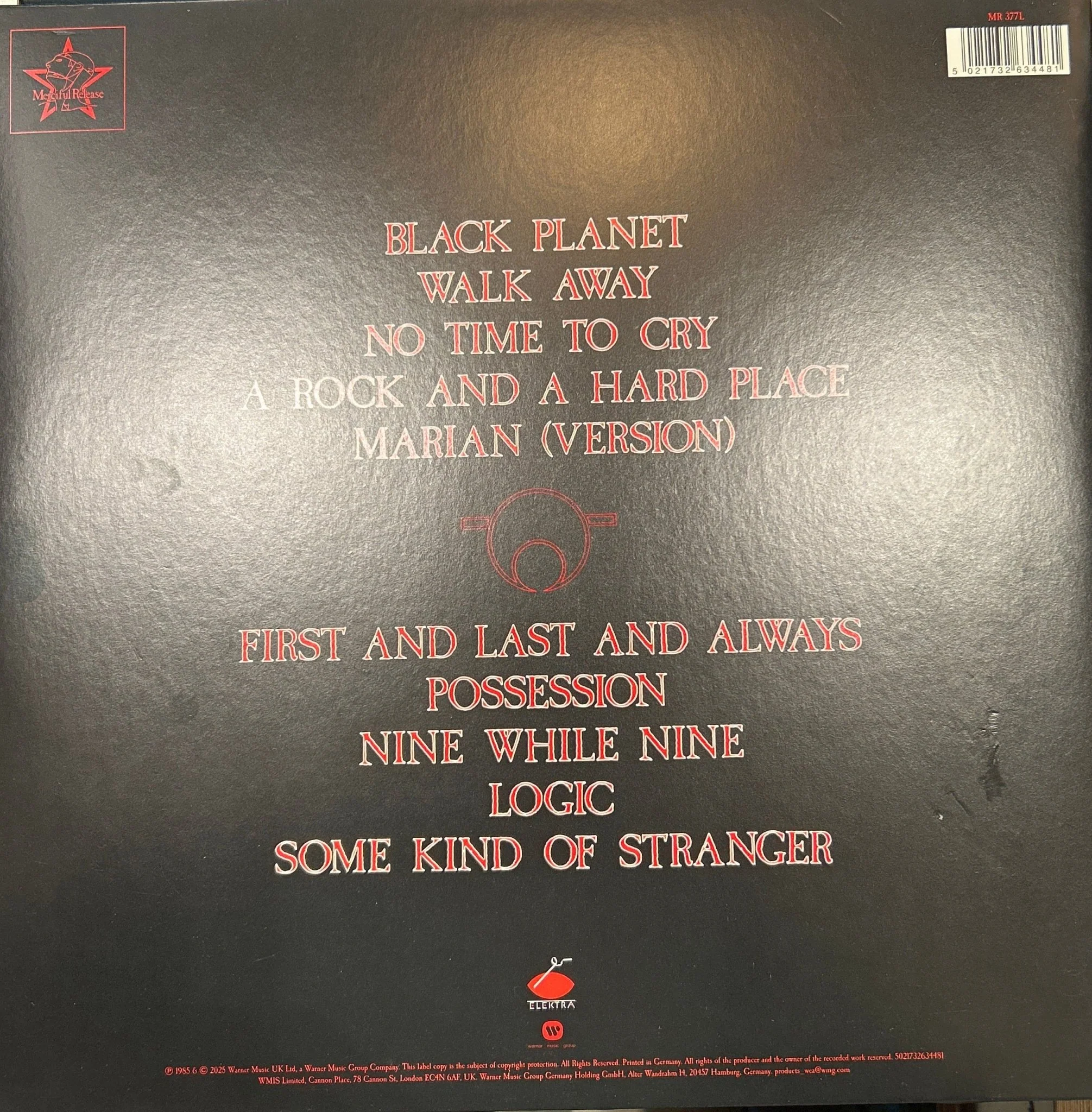 LP The Sisters Of Mercy – First And Last And Always 2ª mano - Image 2