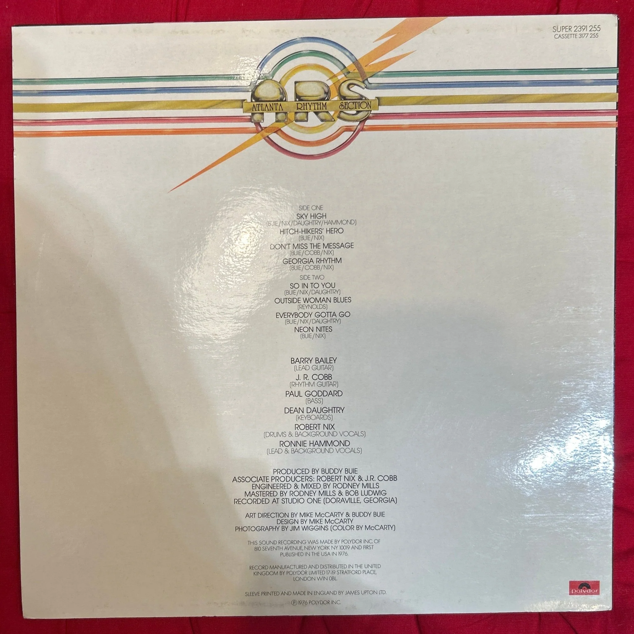 LP Atlanta Rhythm Section ‎– A Rock And Roll Alternative Ed. Inglesa 2ª mano - Image 2
