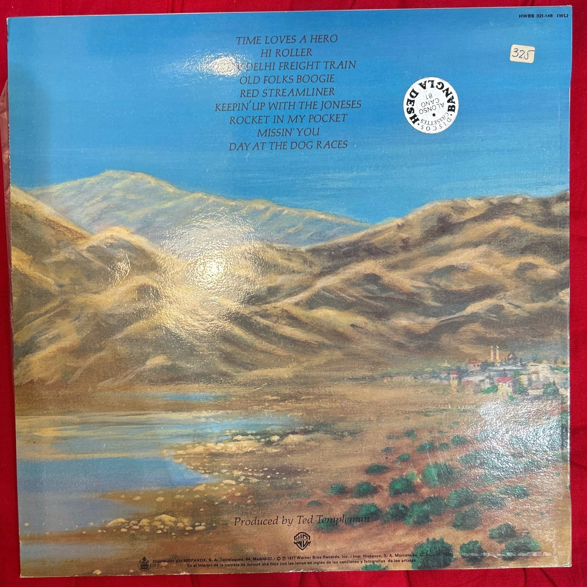 LP Little Feat ‎– Time Loves A Hero 2ª mano - Image 2