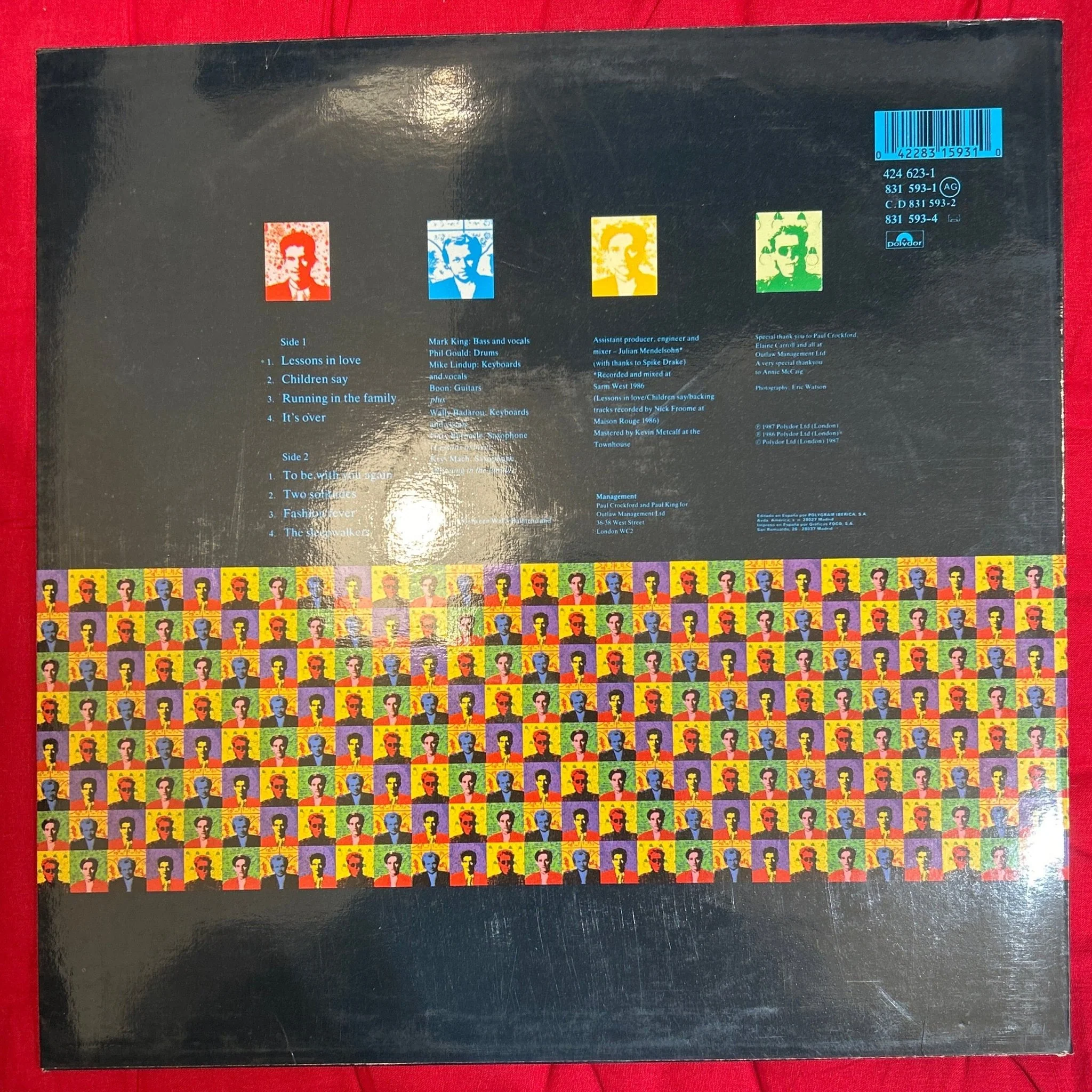 LP Level 42 ‎– Running In The Family 2ª mano - Image 2