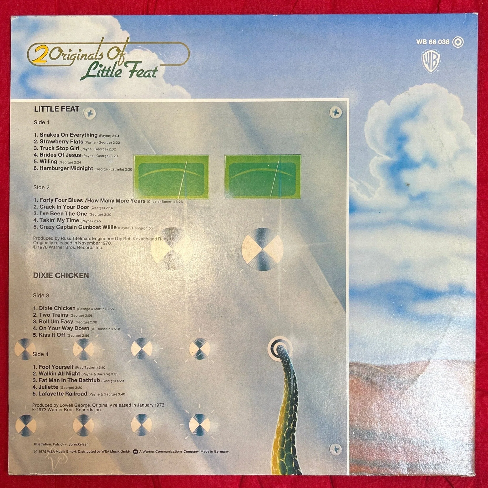 LP Little Feat ‎– 2 Originals Of Little Feat 2ª mano - Image 2