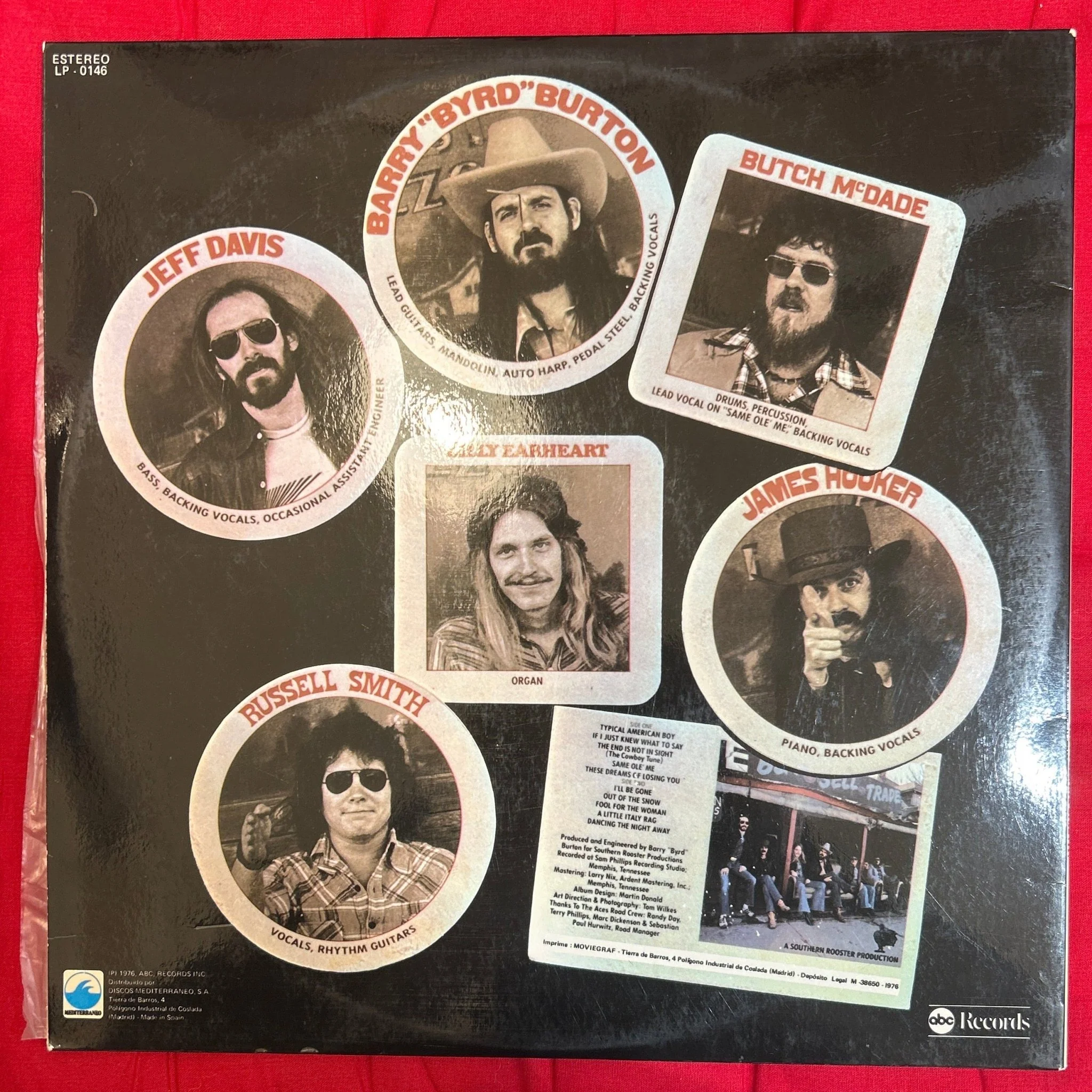 LP The Amazing Rhythm Aces ‎– Too Stuffed To Jump 2ª mano - Image 2