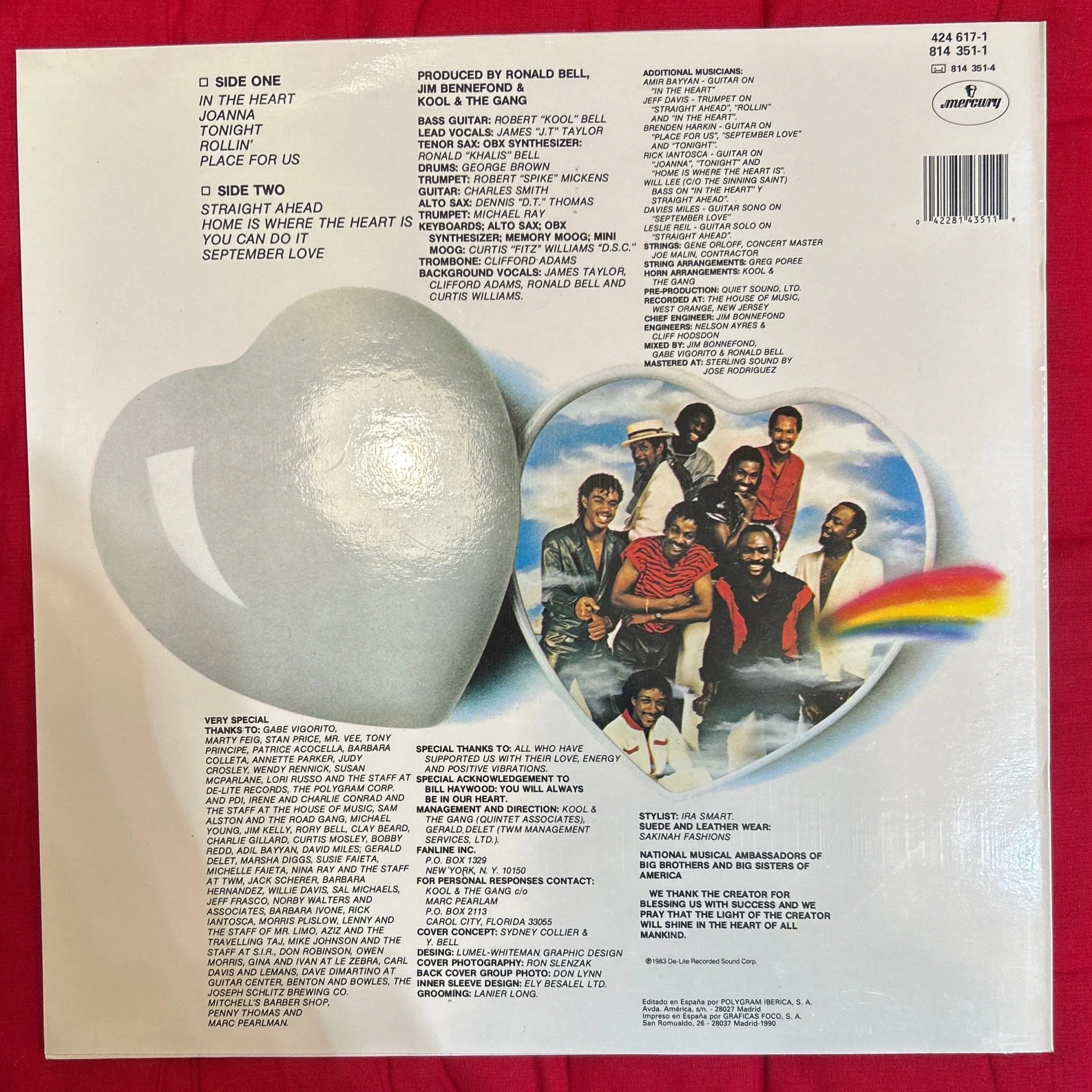 LP Kool & The Gang – In The Heart 2ª Mano - Image 2