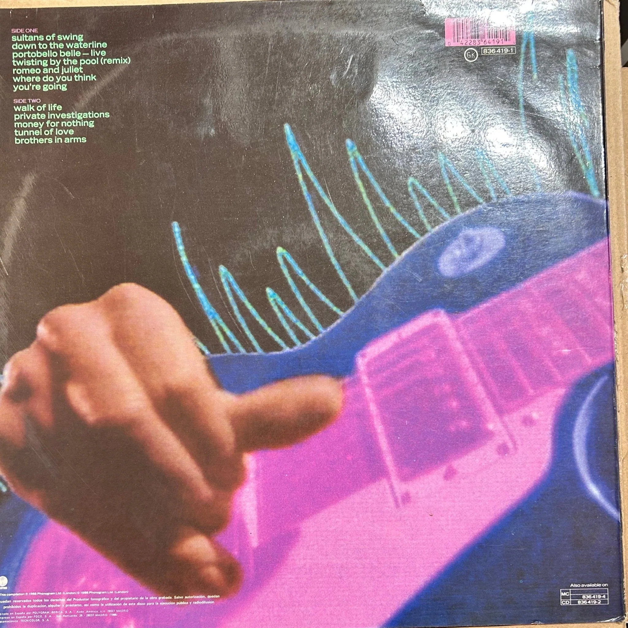 LP Dire Straits ‎– Money For Nothing 2ª Mano - Image 2