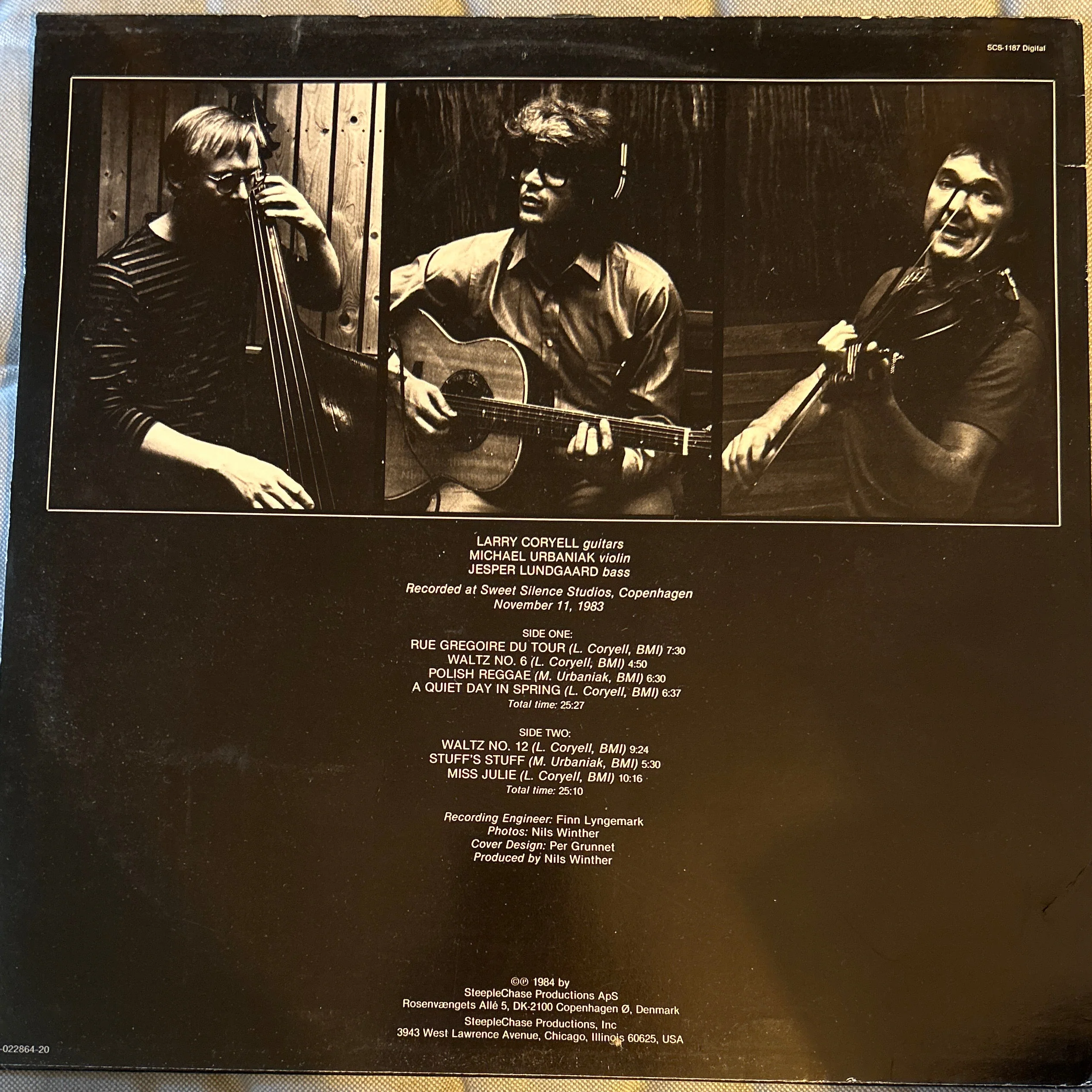 LP Larry Coryell & Michael Urbaniak ‎– A Quiet Day In Spring 2ª Mano - Image 2