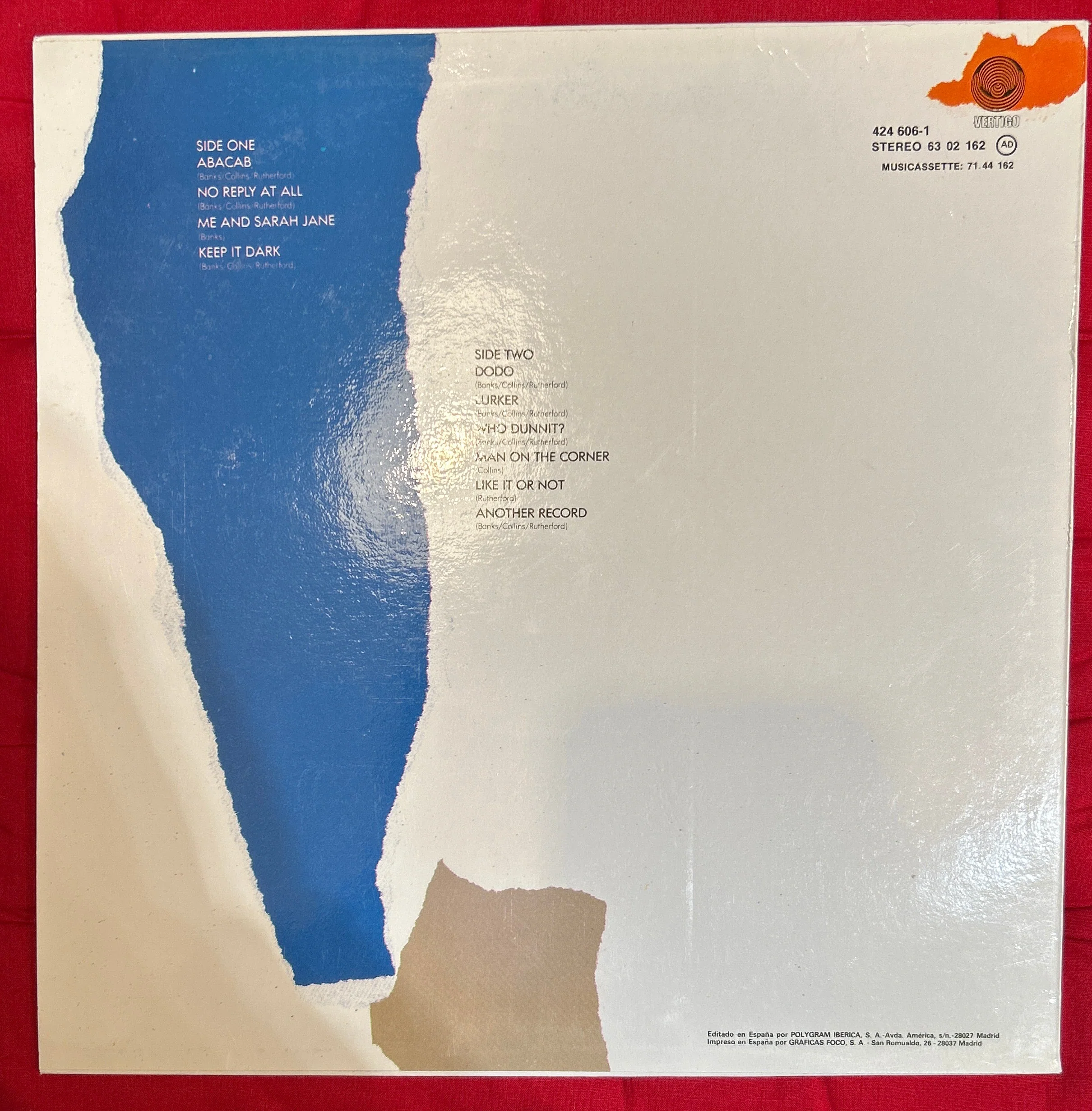 LP Genesis ‎– Abacab 2ª mano - Image 2