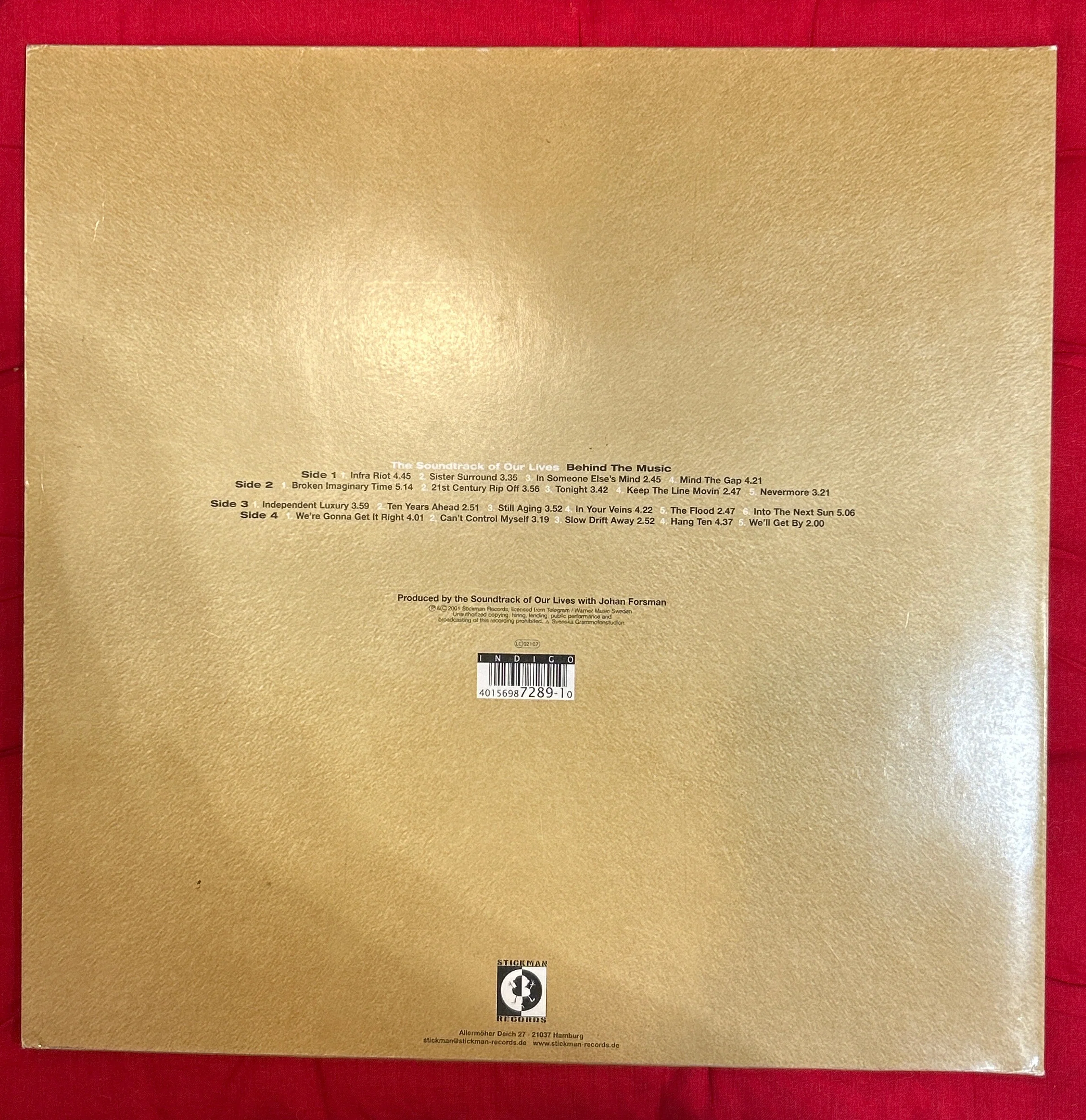 LP The Soundtrack Of Our Lives ‎– Behind The Music 2ª Mano - Image 2