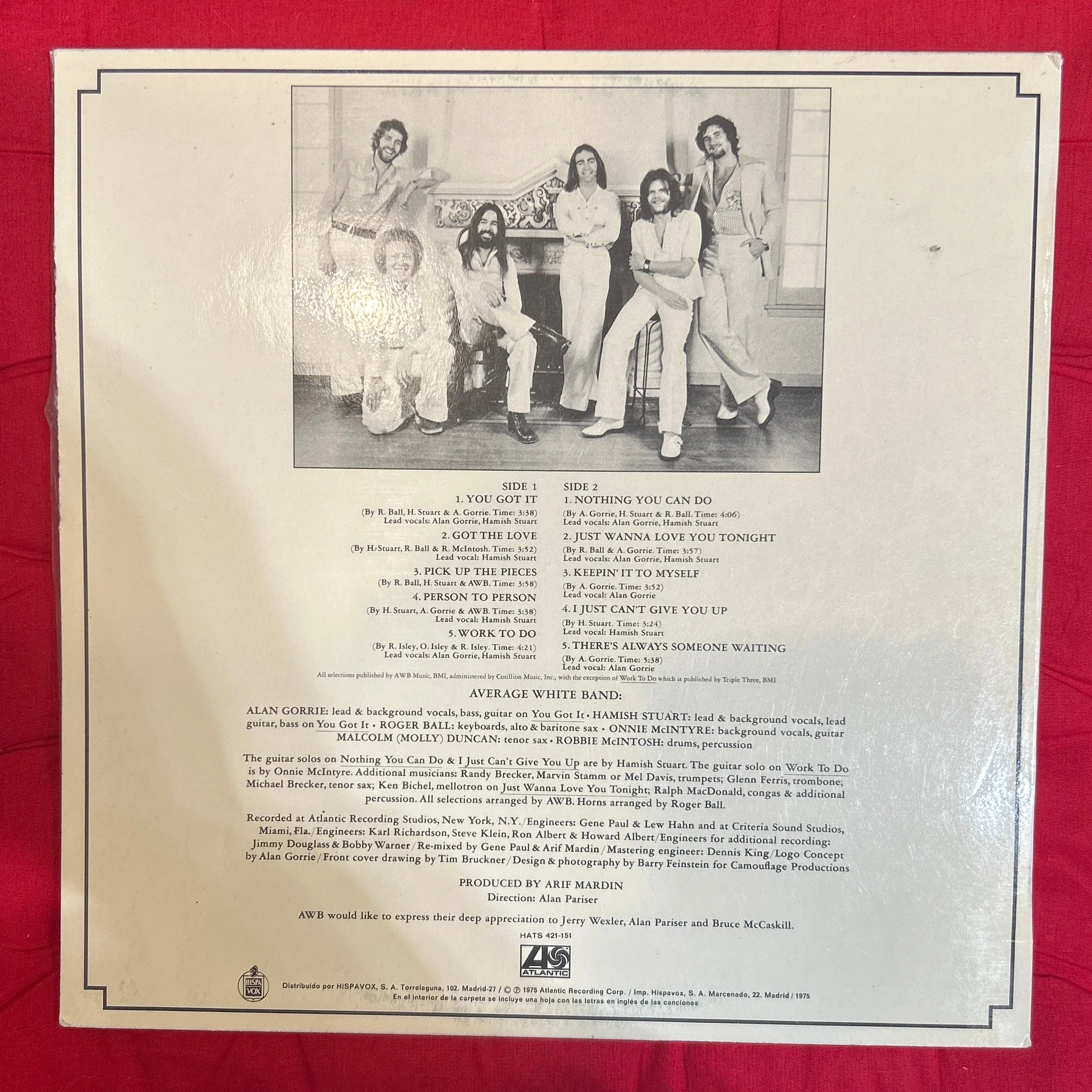 LP Average White Band ‎– AWB 2ª mano - Image 2