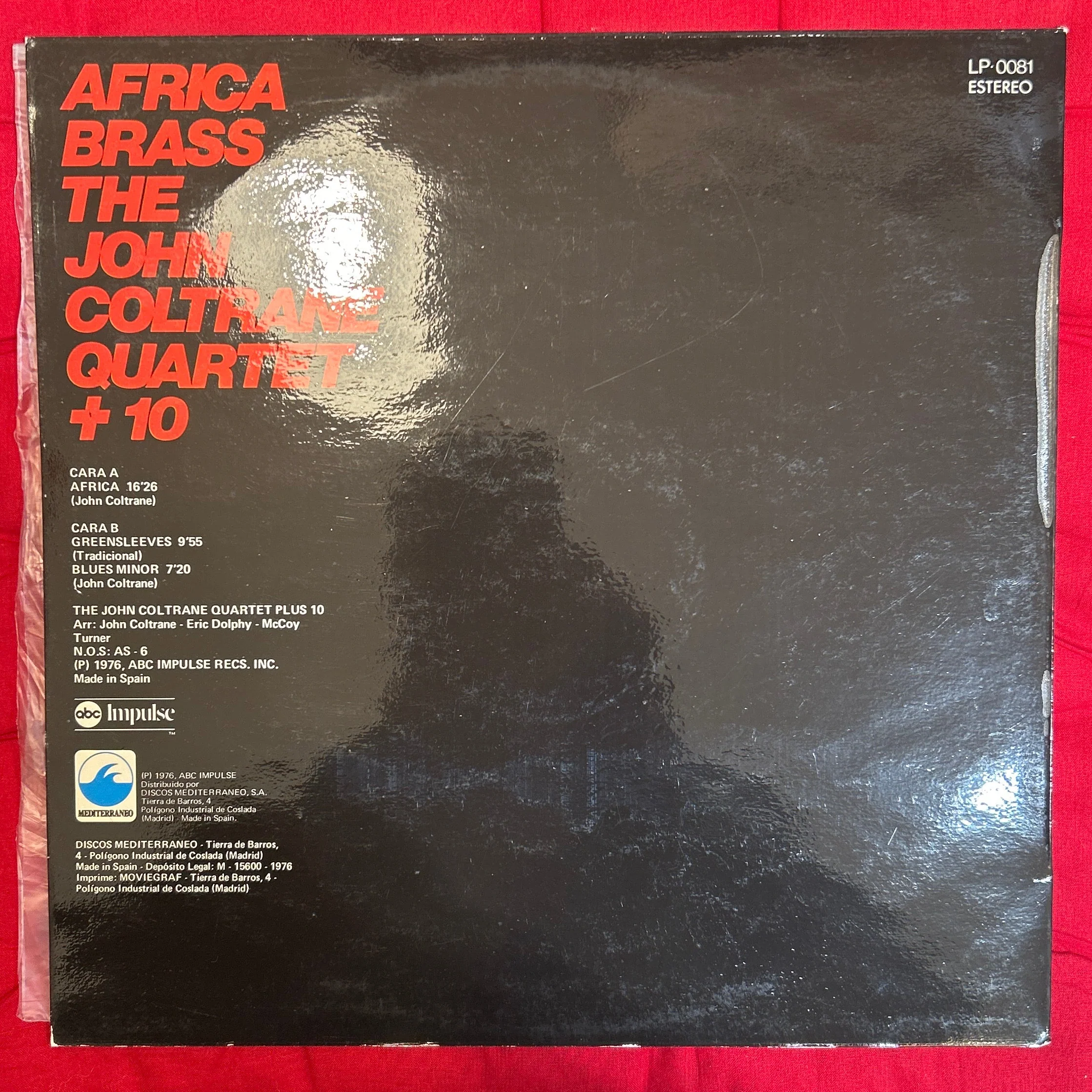 LP The John Coltrane Quartet + 10 – Africa Brass 2ª Mano - Image 2