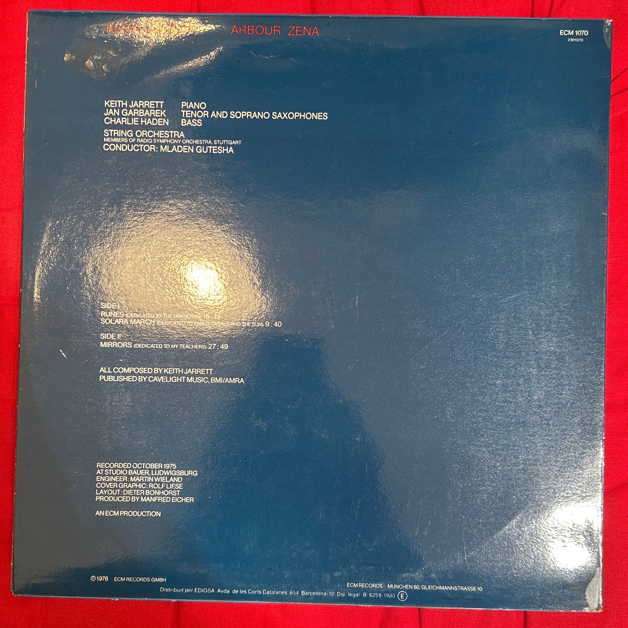 LP Keith Jarrett – Arbour Zena 2ª Mano - Image 2