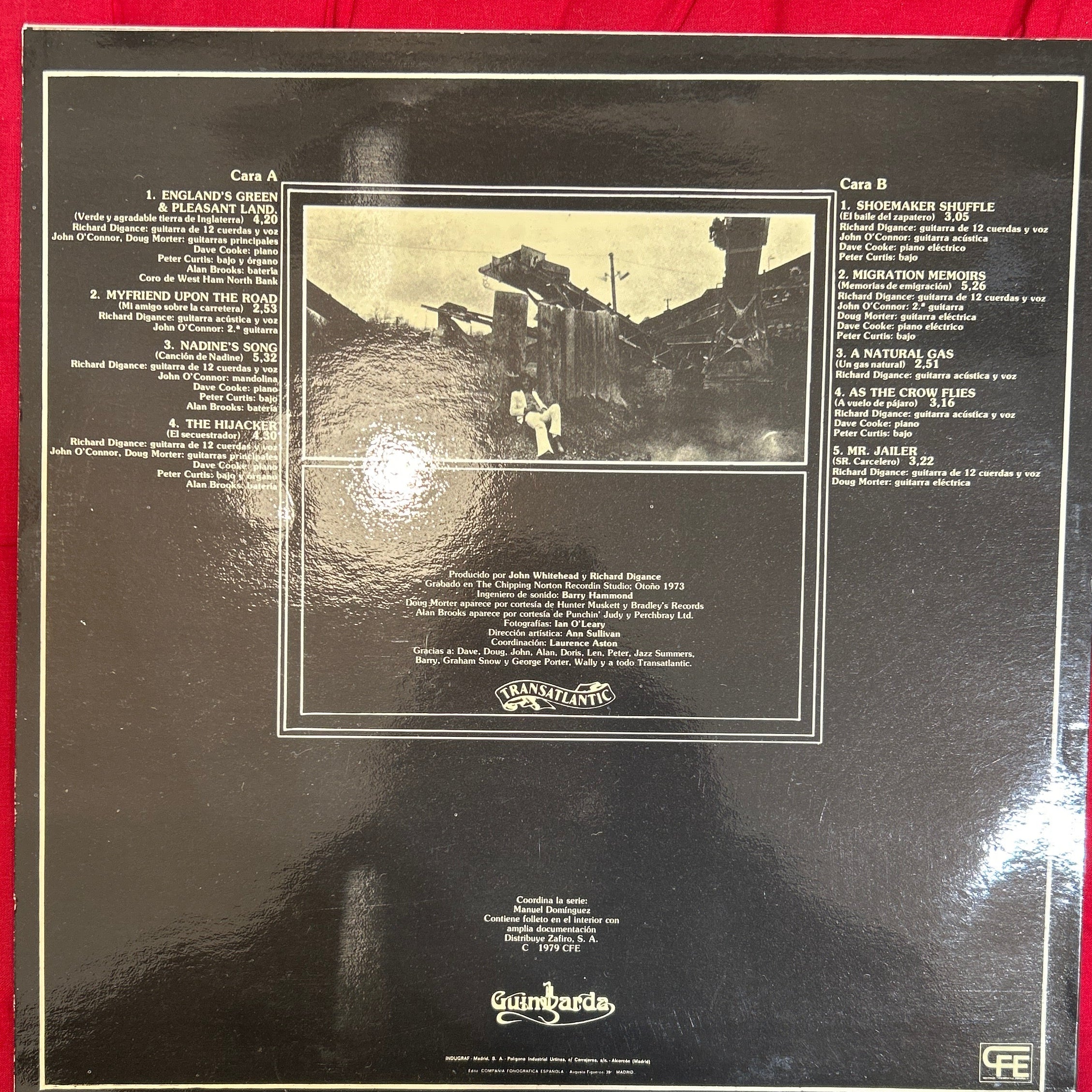 LP Richard Digance ‎– England's Green And Pleasant Land 2ª Mano - Image 2