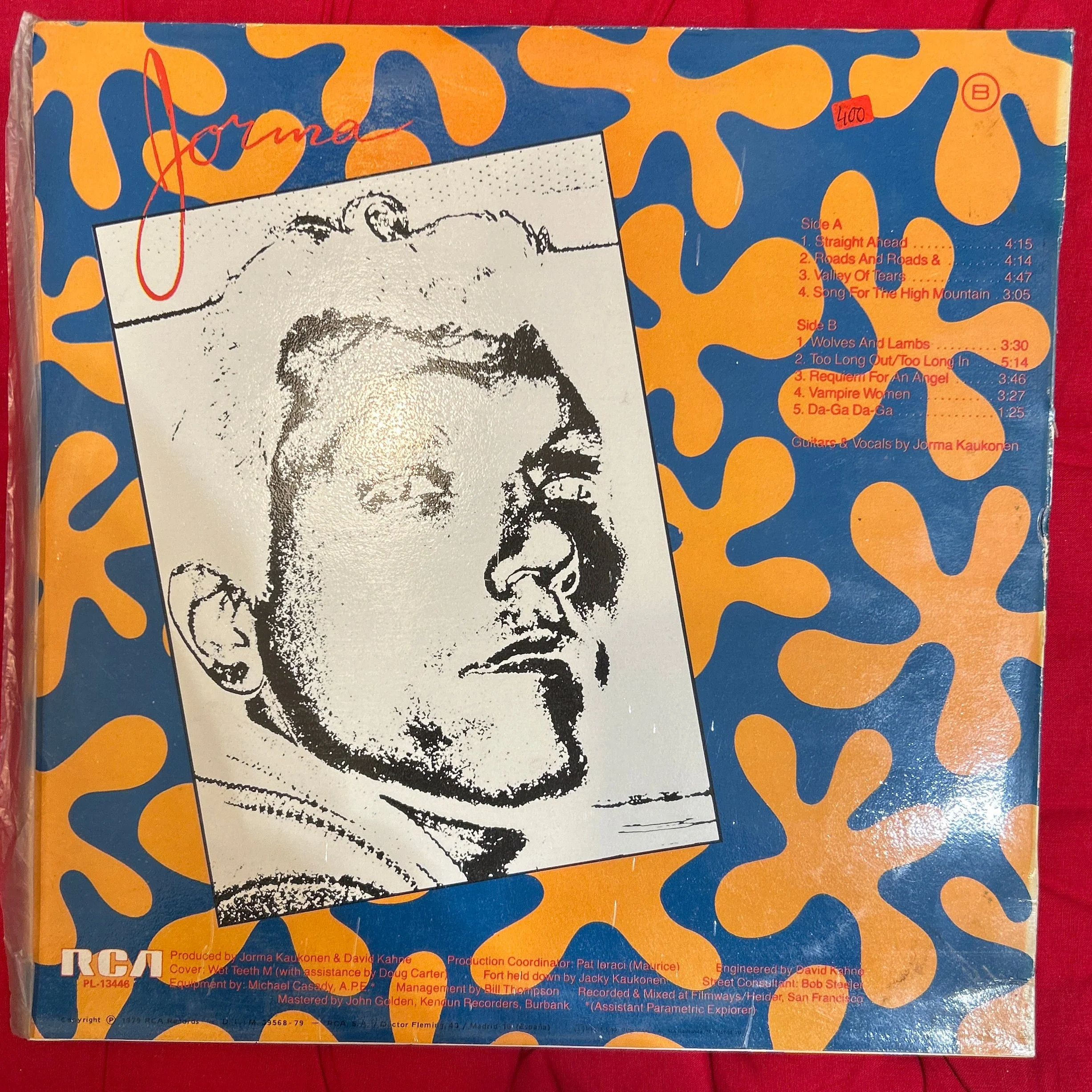 LP Jorma Kaukonen – Jorma 2ª Mano - Image 2