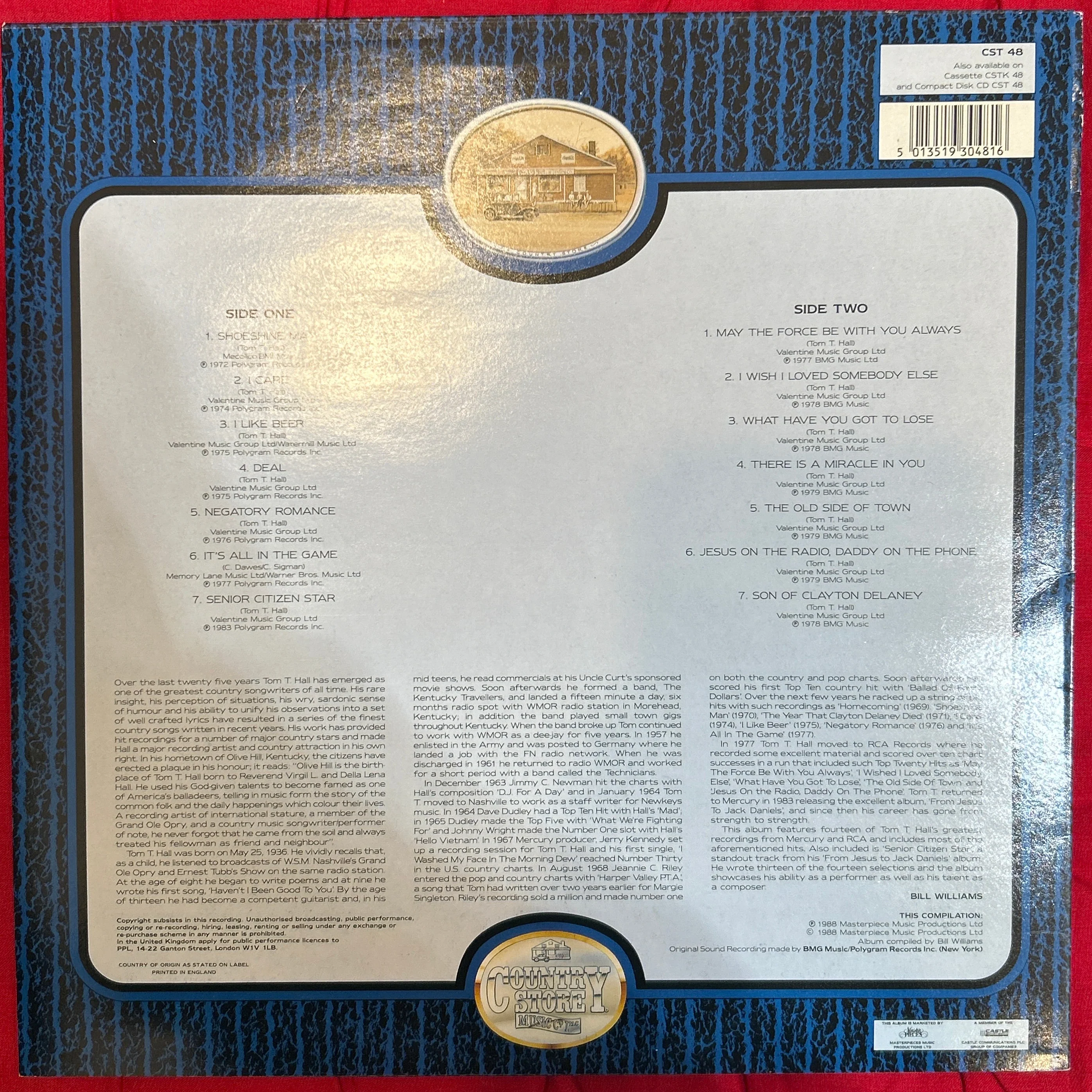 LP Tom T. Hall – The Country Store Collection 2ª Mano - Image 2