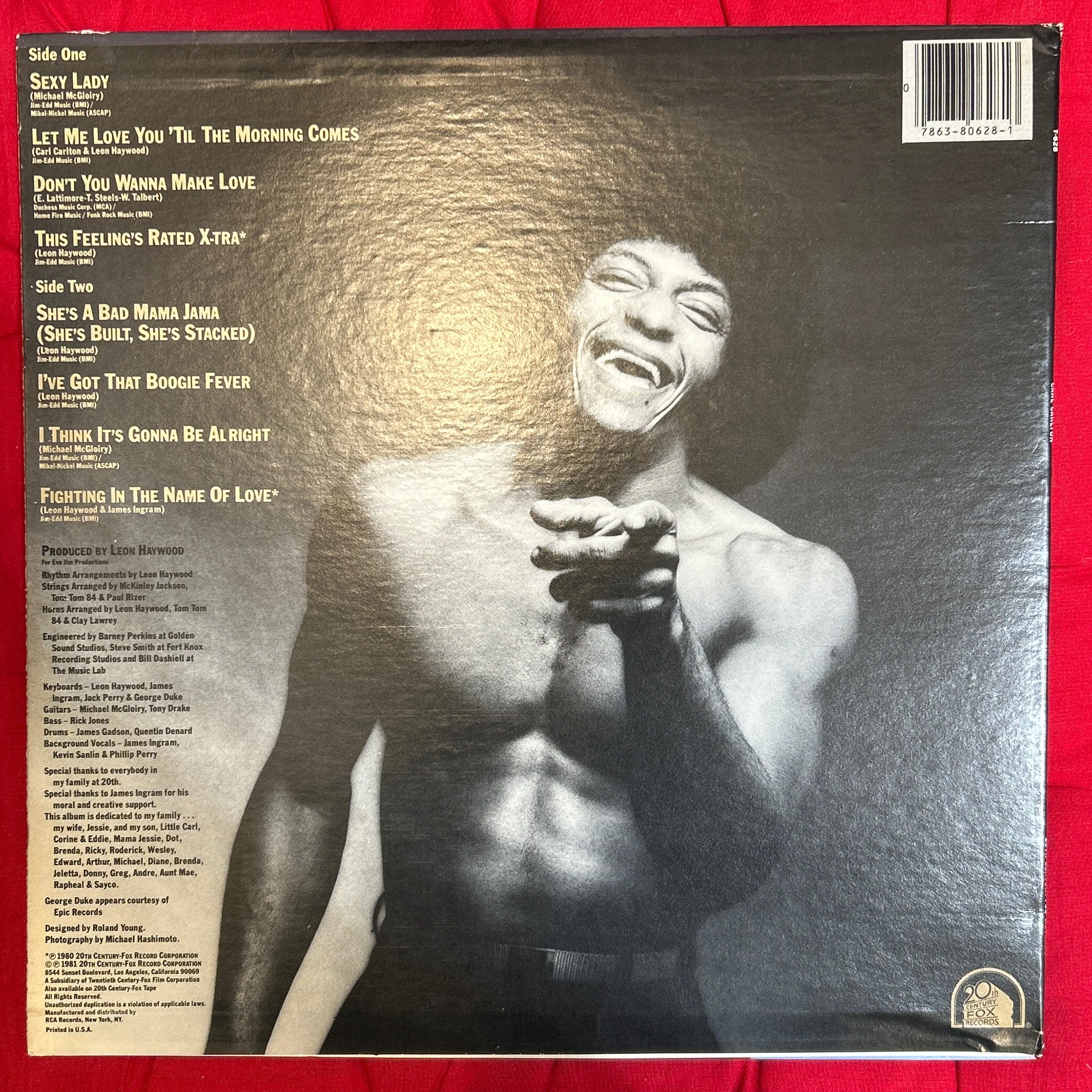 LP Carl Carlton ‎– Carl Carlton Ed. USA 2ª mano - Image 2