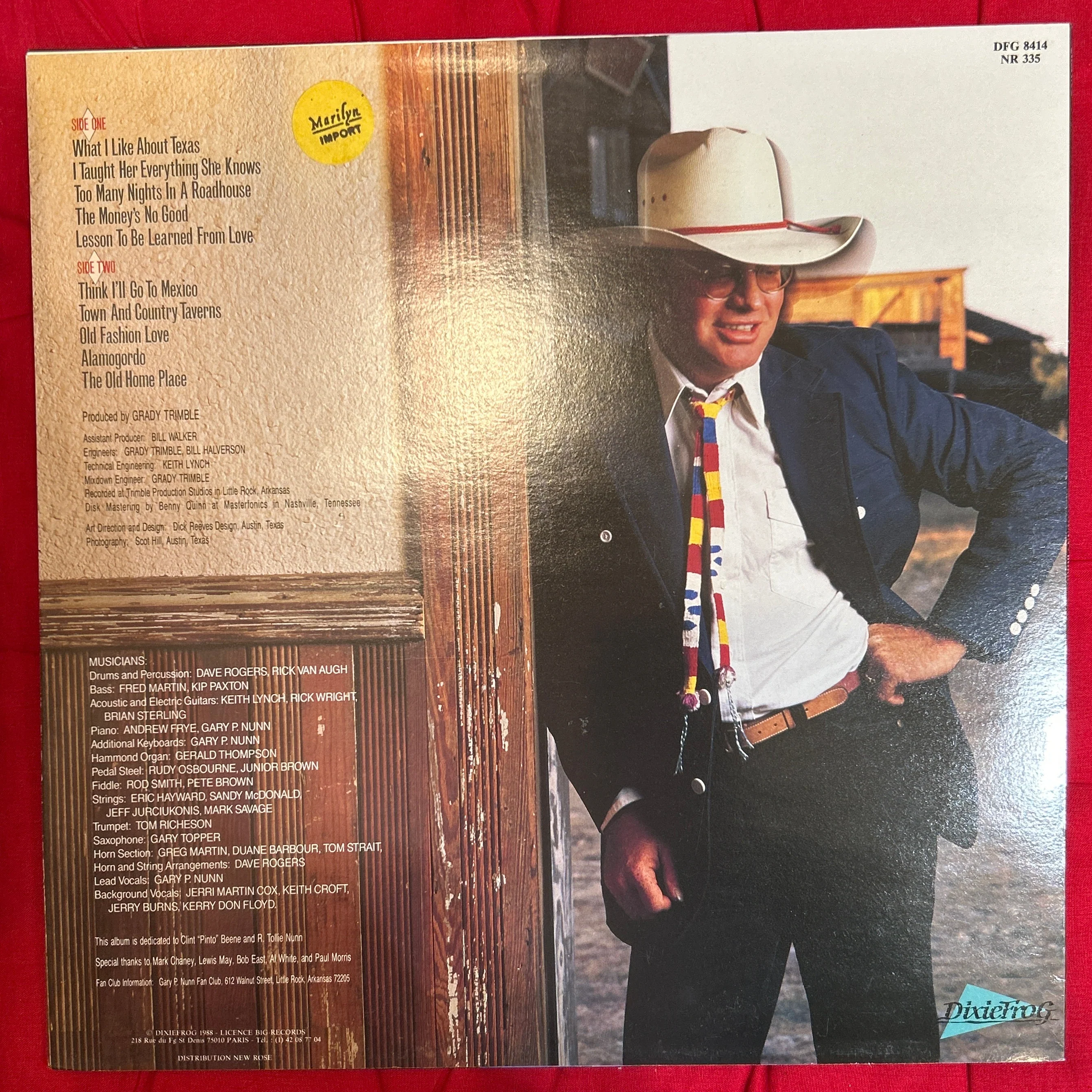 LP Gary P. Nunn ‎– Border States 2ª Mano - Image 2