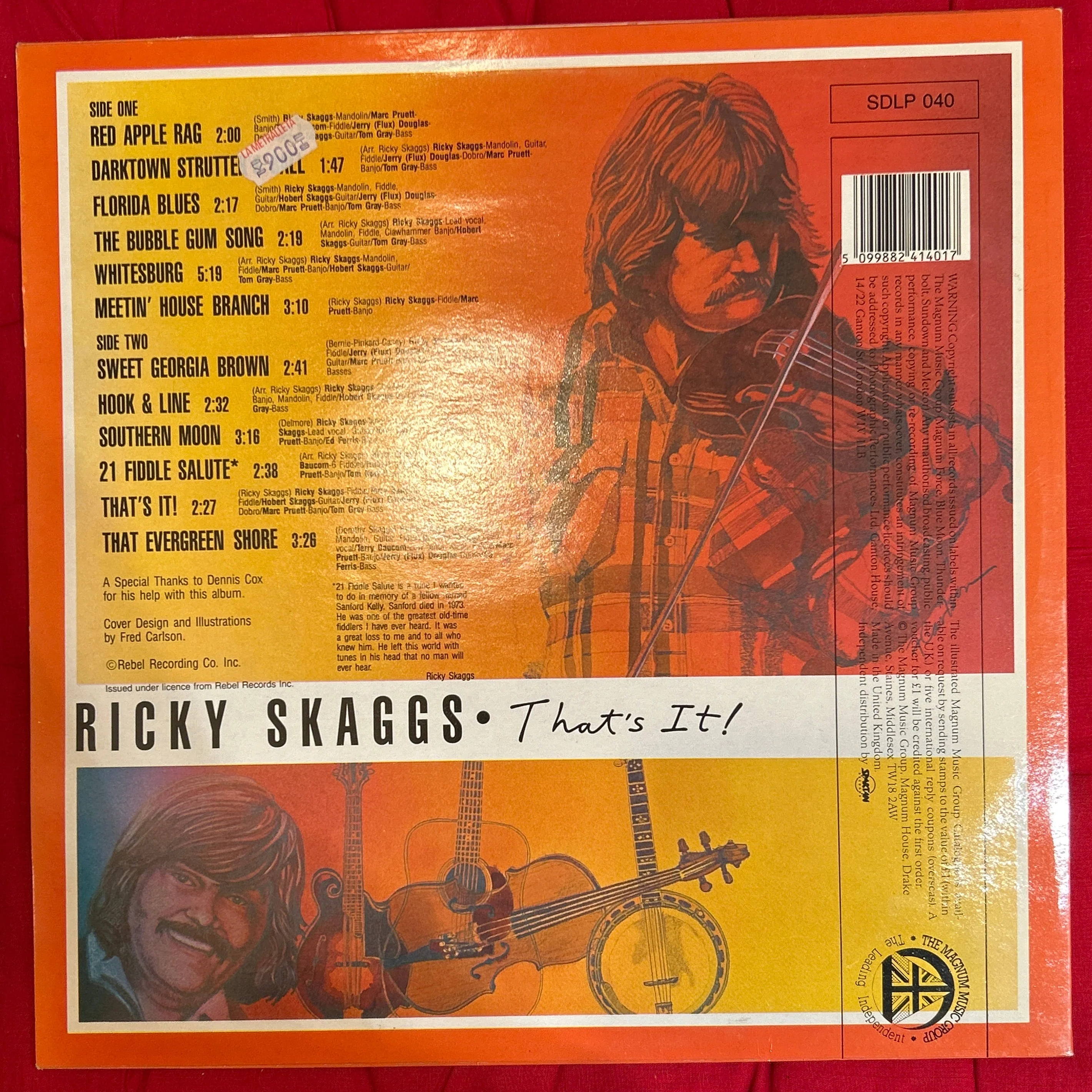 LP Ricky Skaggs – That's It 2ª Mano - Image 2