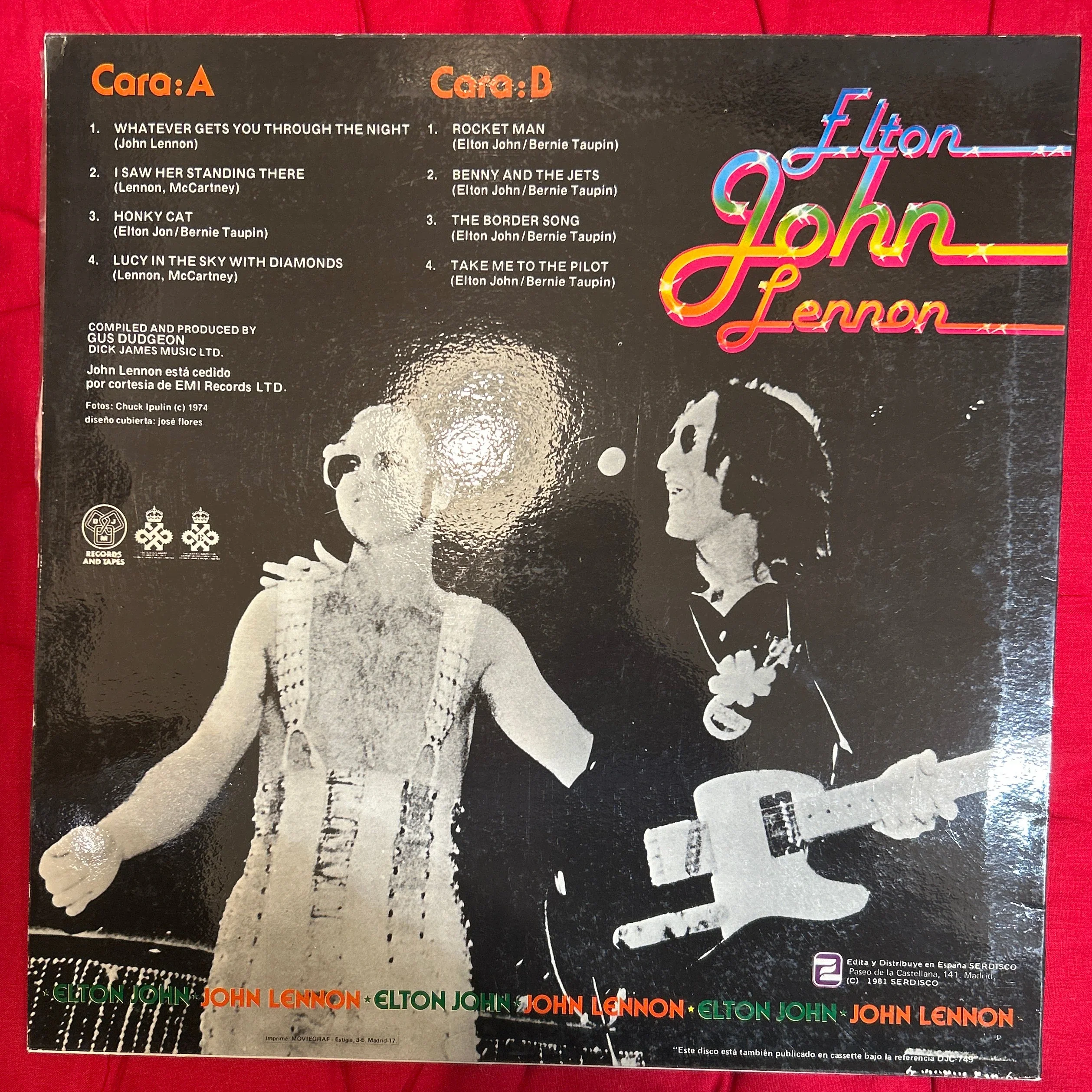 LP Elton John, John Lennon ‎– John & John 2ª mano - Image 2