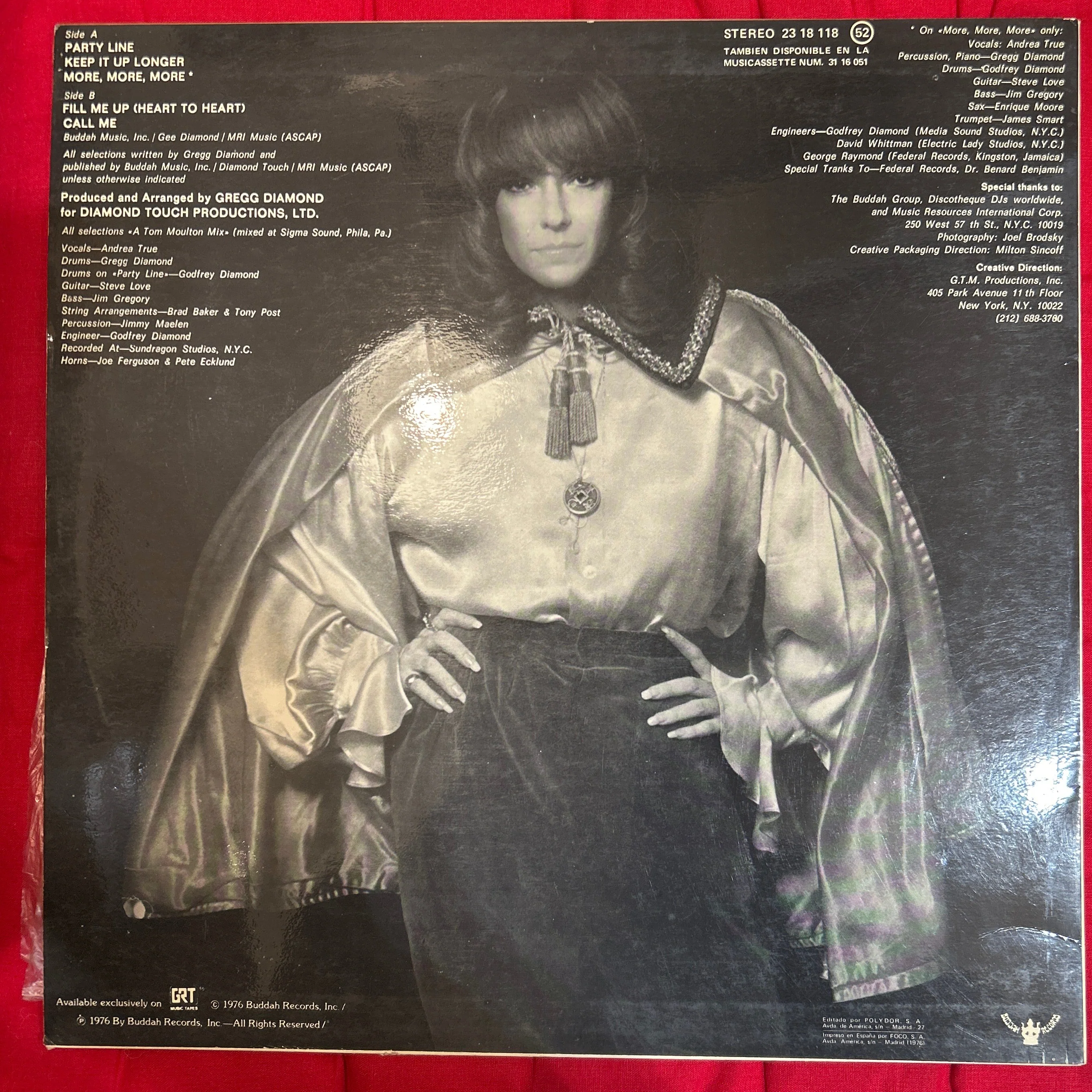 LP The Andrea True Connection ‎– More, More, More 2ª Mano (Producto exclusivo recogida en tienda) - Image 2