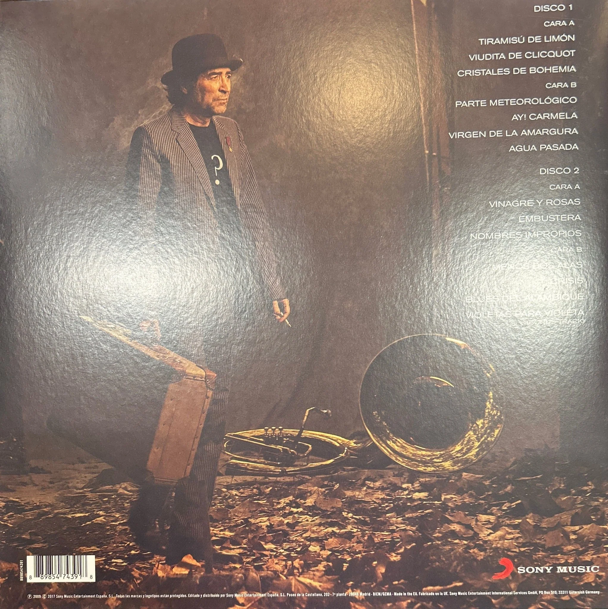 LP Joaquín Sabina – Vinagre Y Rosas 2ª Mano - Image 2