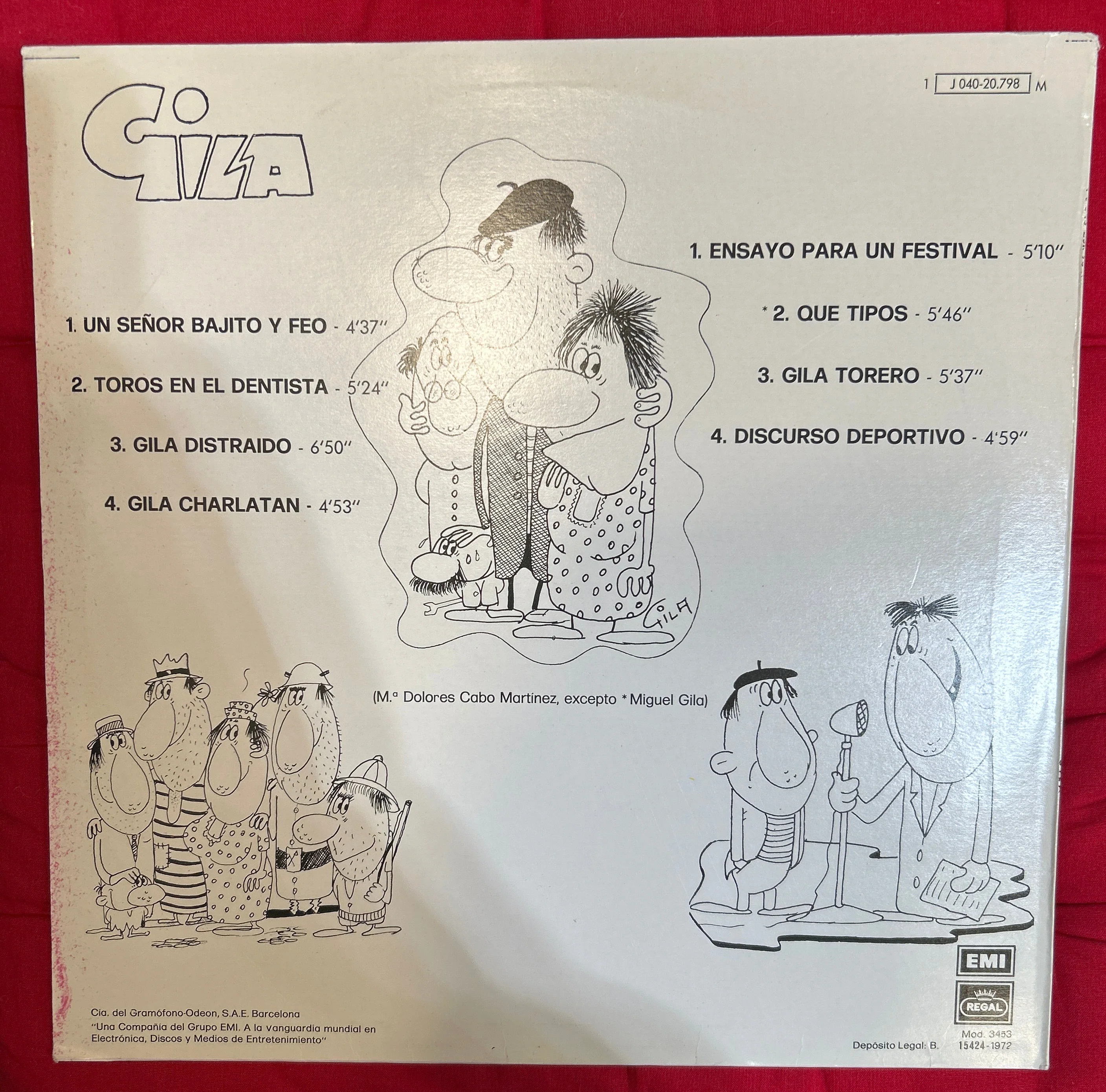 LP Gila ‎– Gila 2ª mano (Producto exclusivo recogida en tienda) - Image 2