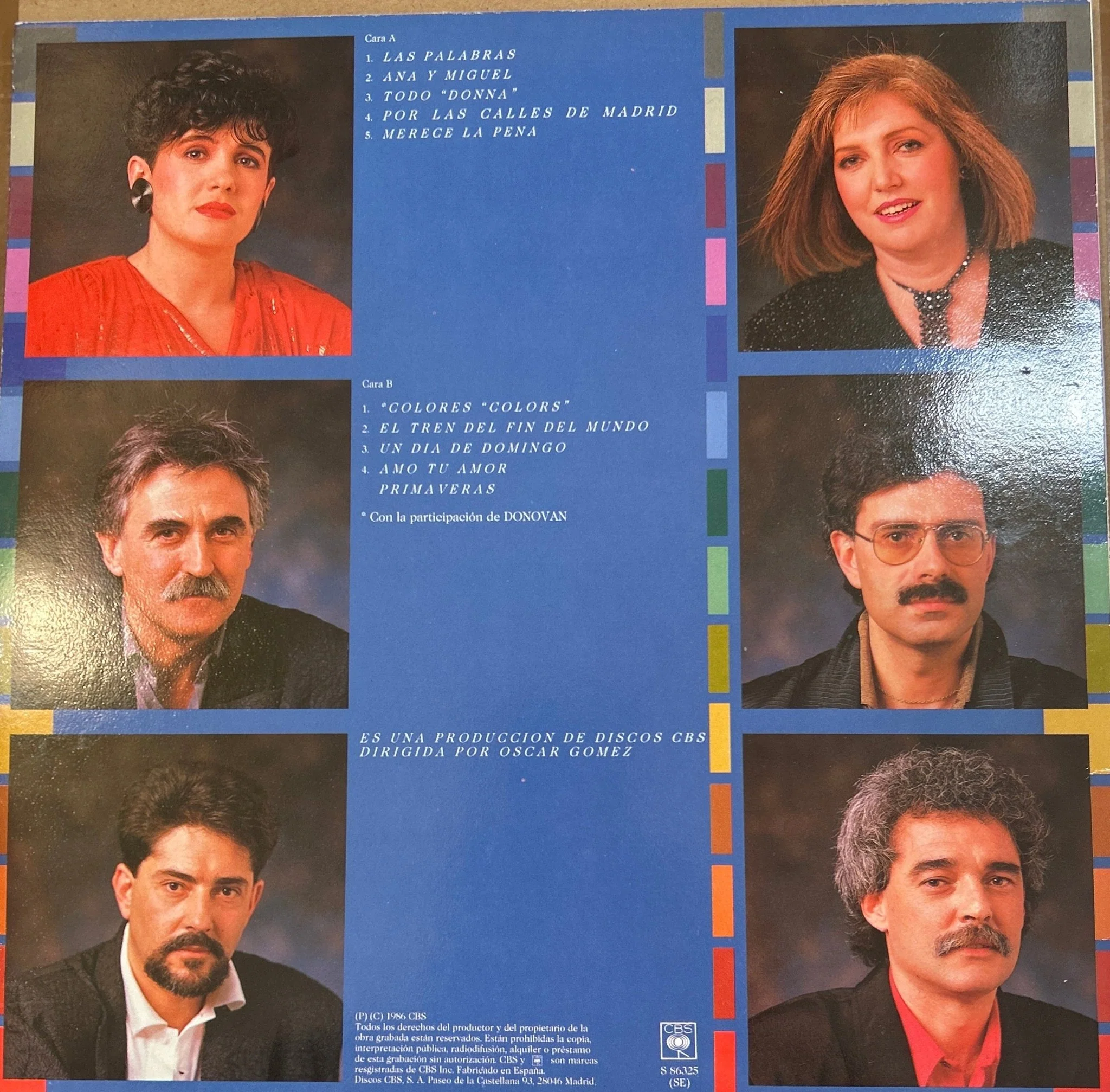 LP Mocedades ‎– Colores 2ª Mano (Producto exclusivo recogida en tienda) - Image 2