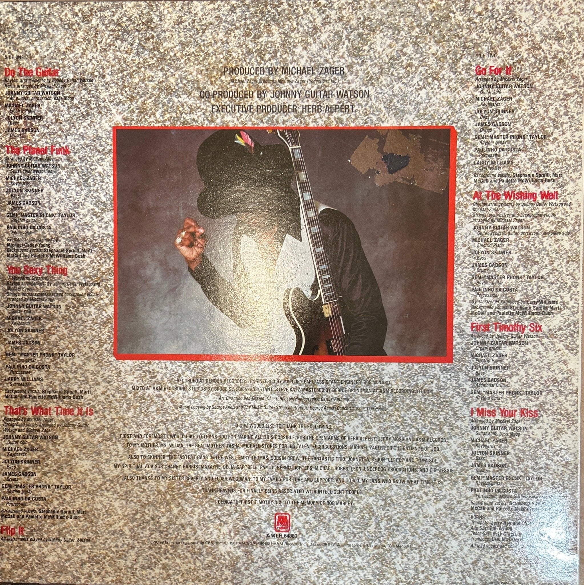 LP Johnny Guitar Watson ‎– That's What Time It Is 2ª Mano (Producto exclusivo recogida en tienda) - Image 2