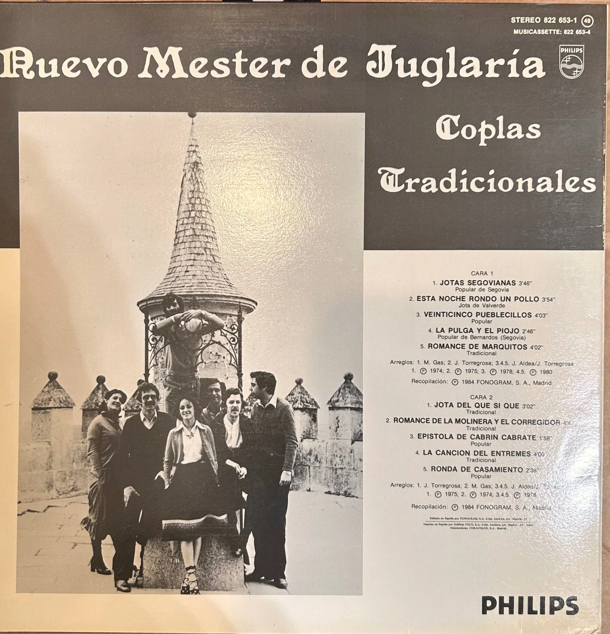 LP Nuevo Mester De JuglarÃa ‎– Coplas Tradicionales 2ª Mano (Producto exclusivo recogida en tienda) - Image 2