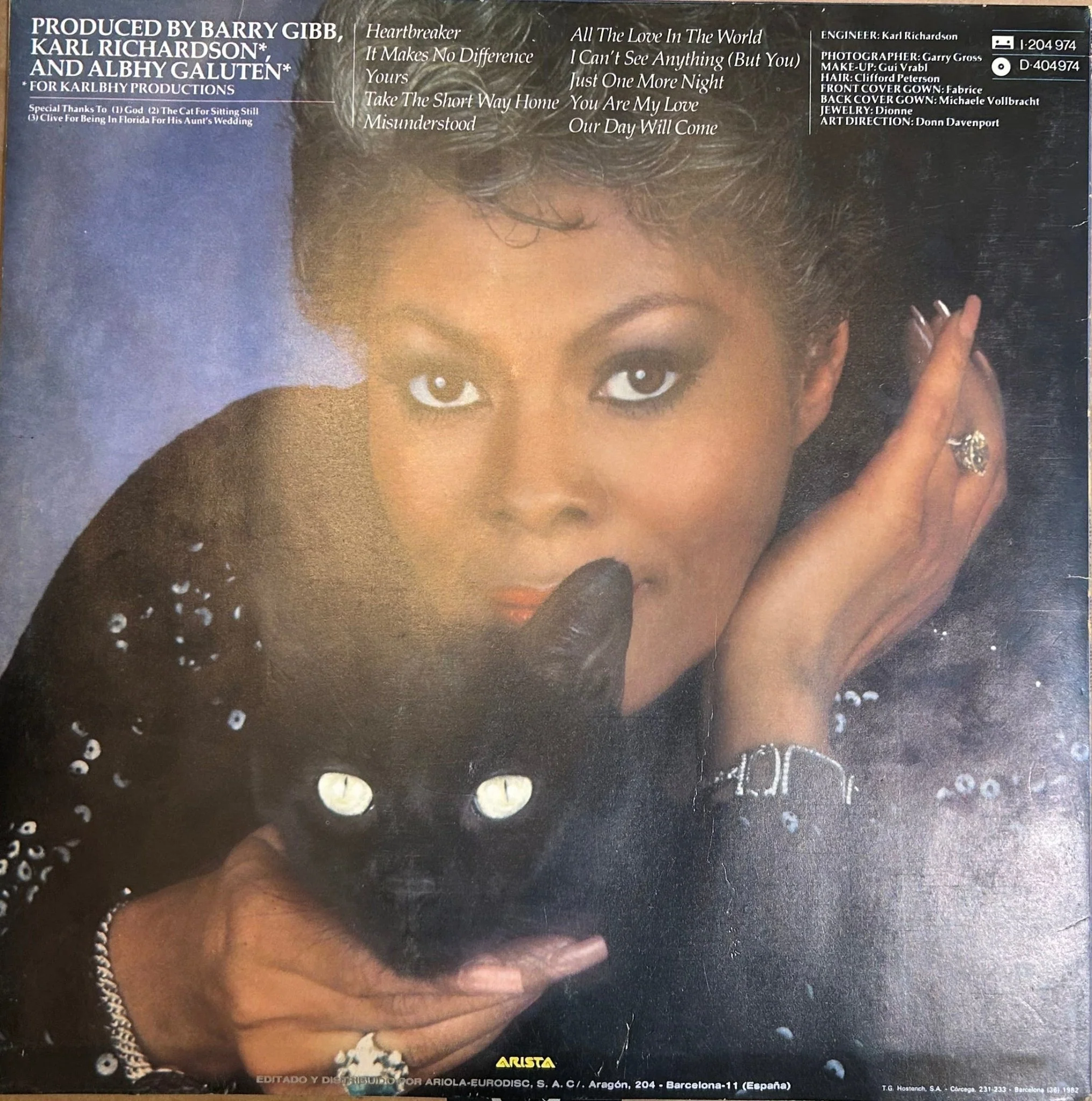 LP Dionne Warwick – Heartbreaker 2ª Mano (Producto exclusivo recogida en tienda) - Image 2