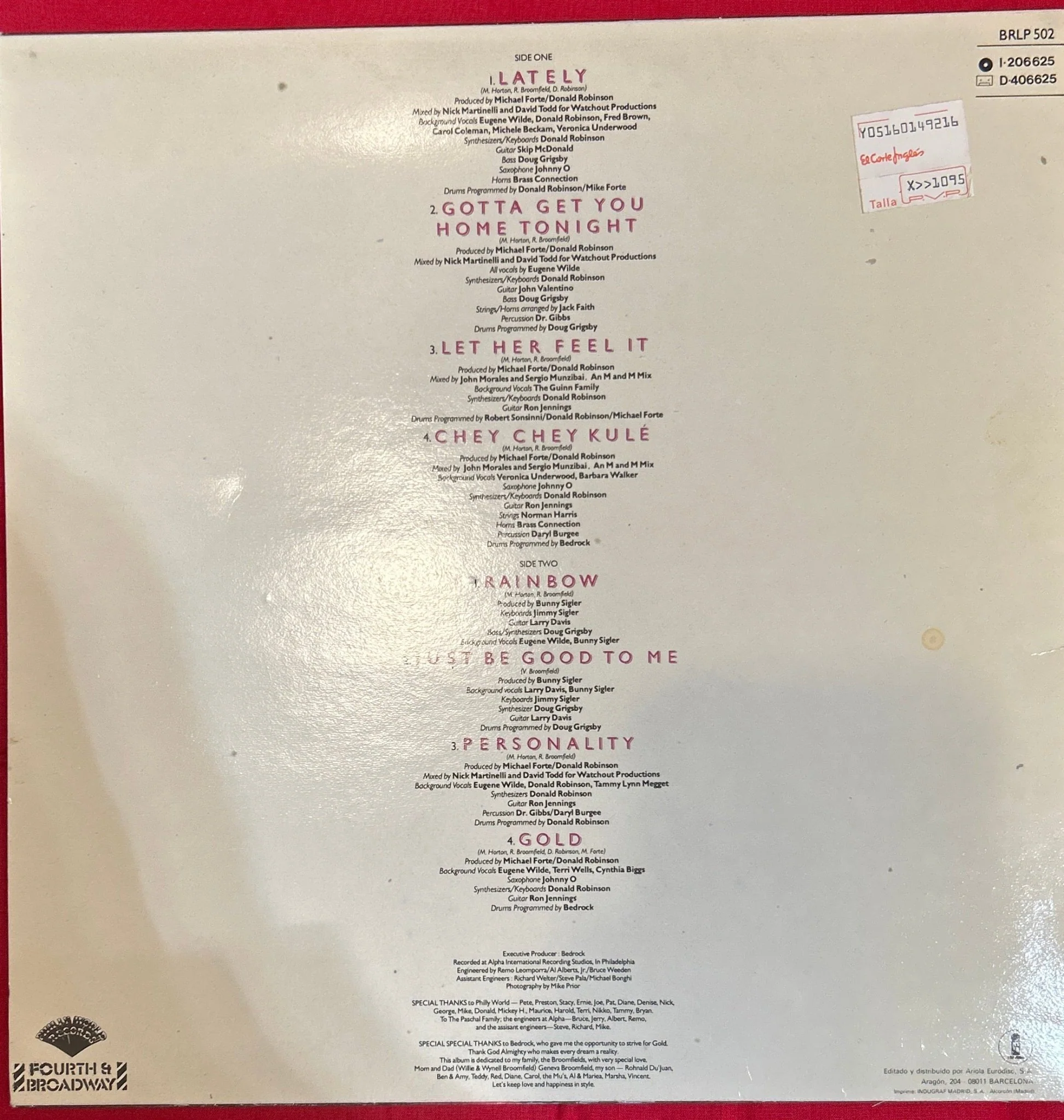 LP Eugene Wilde – Eugene Wilde 2ª Mano (Producto exclusivo recogida en tienda) - Image 2
