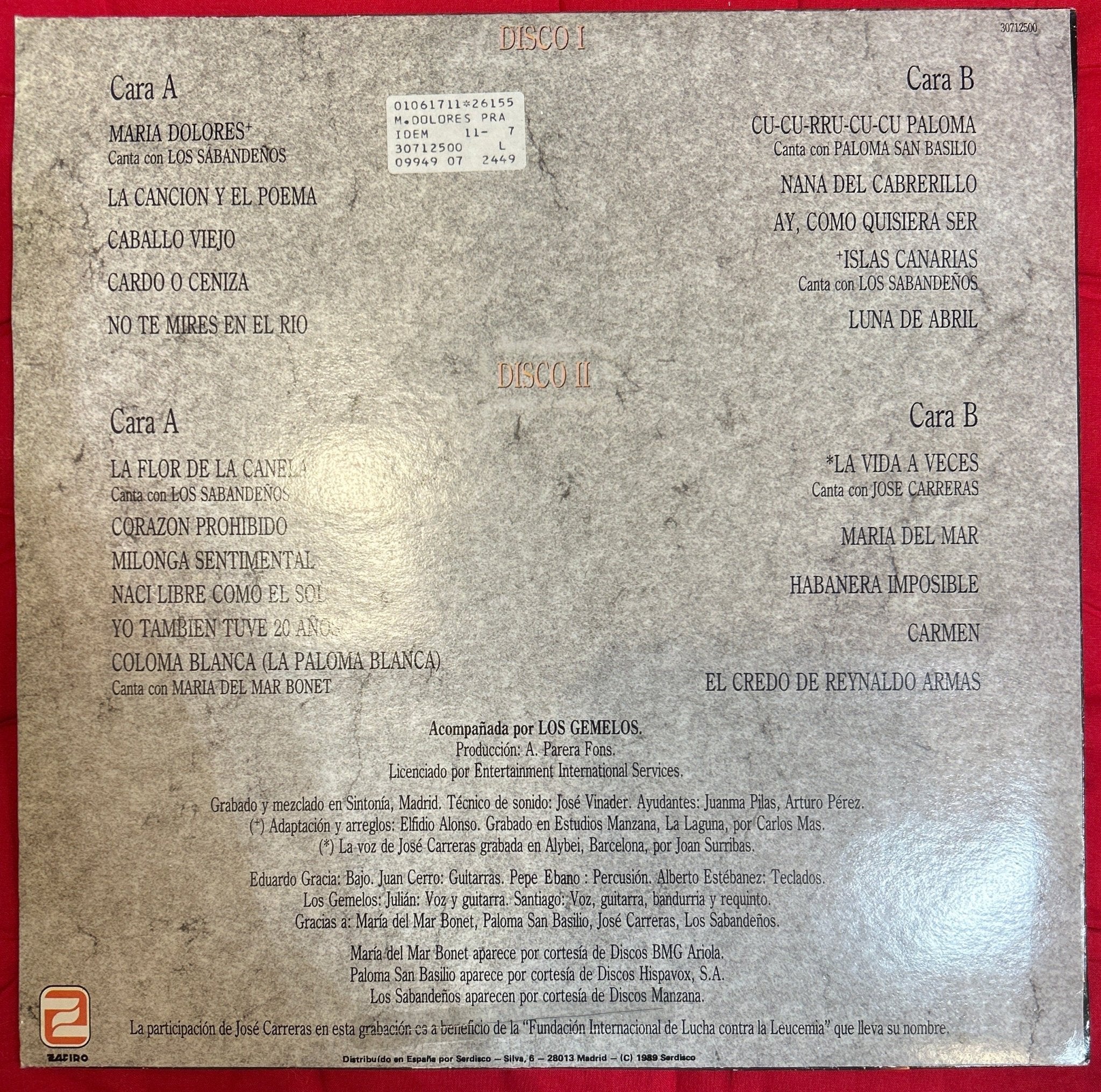 LP Maria Dolores Pradera ‎– Maria Dolores 2ª Mano (Producto exclusivo recogida en tienda) - Image 2