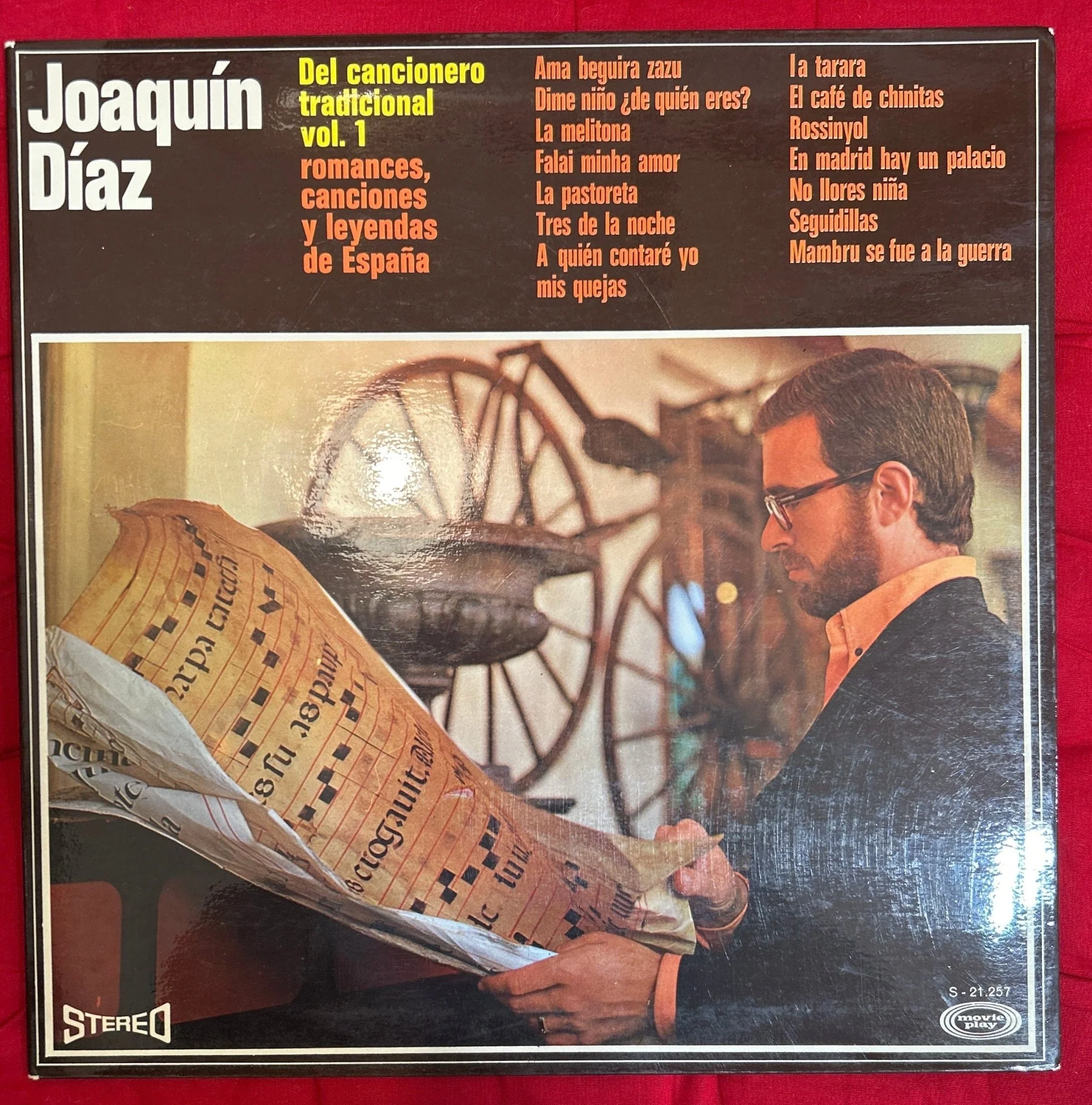 LP JoaquÃn DÃaz ‎– Del Cancionero Tradicional Vol. 1 2ª Mano (Producto exclusivo recogida en tienda)