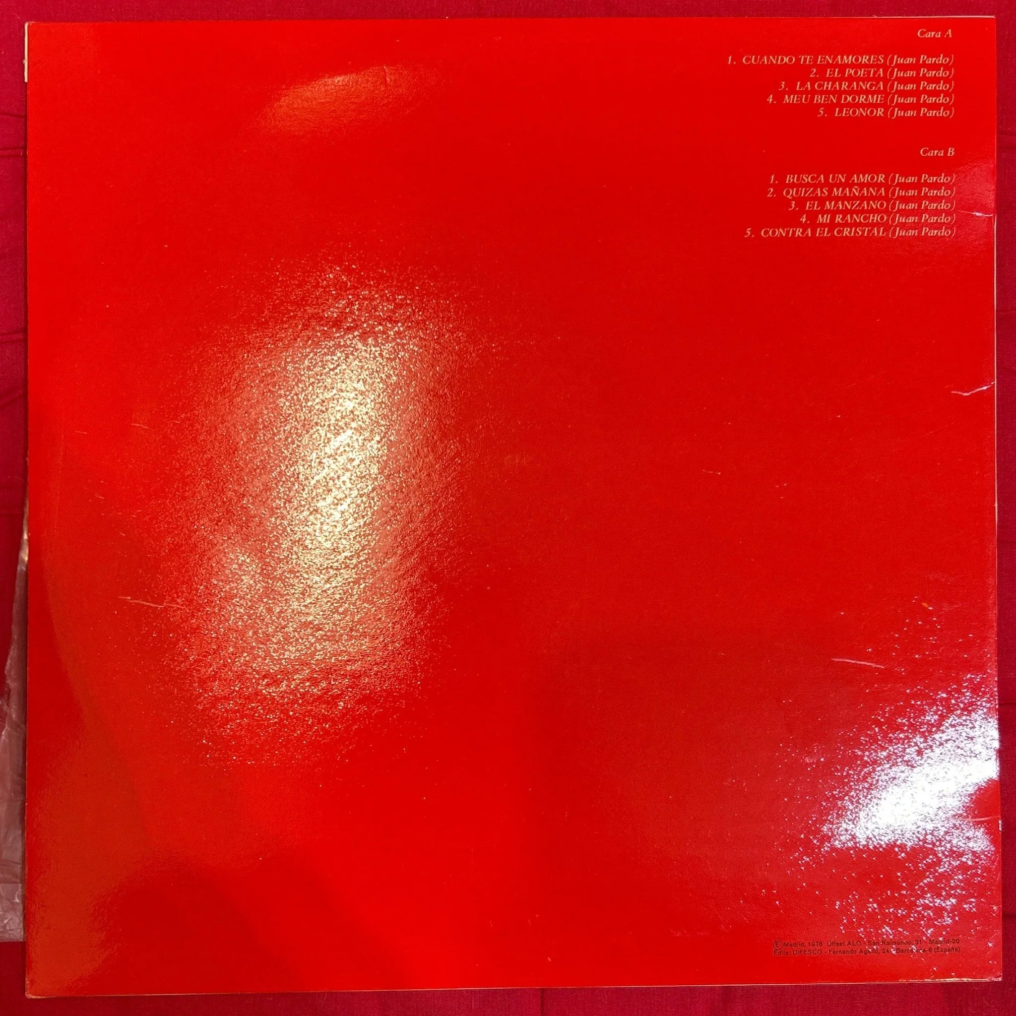LP Juan Pardo ‎– Juan Pardo 2ª mano (Producto exclusivo recogida en tienda) - Image 2
