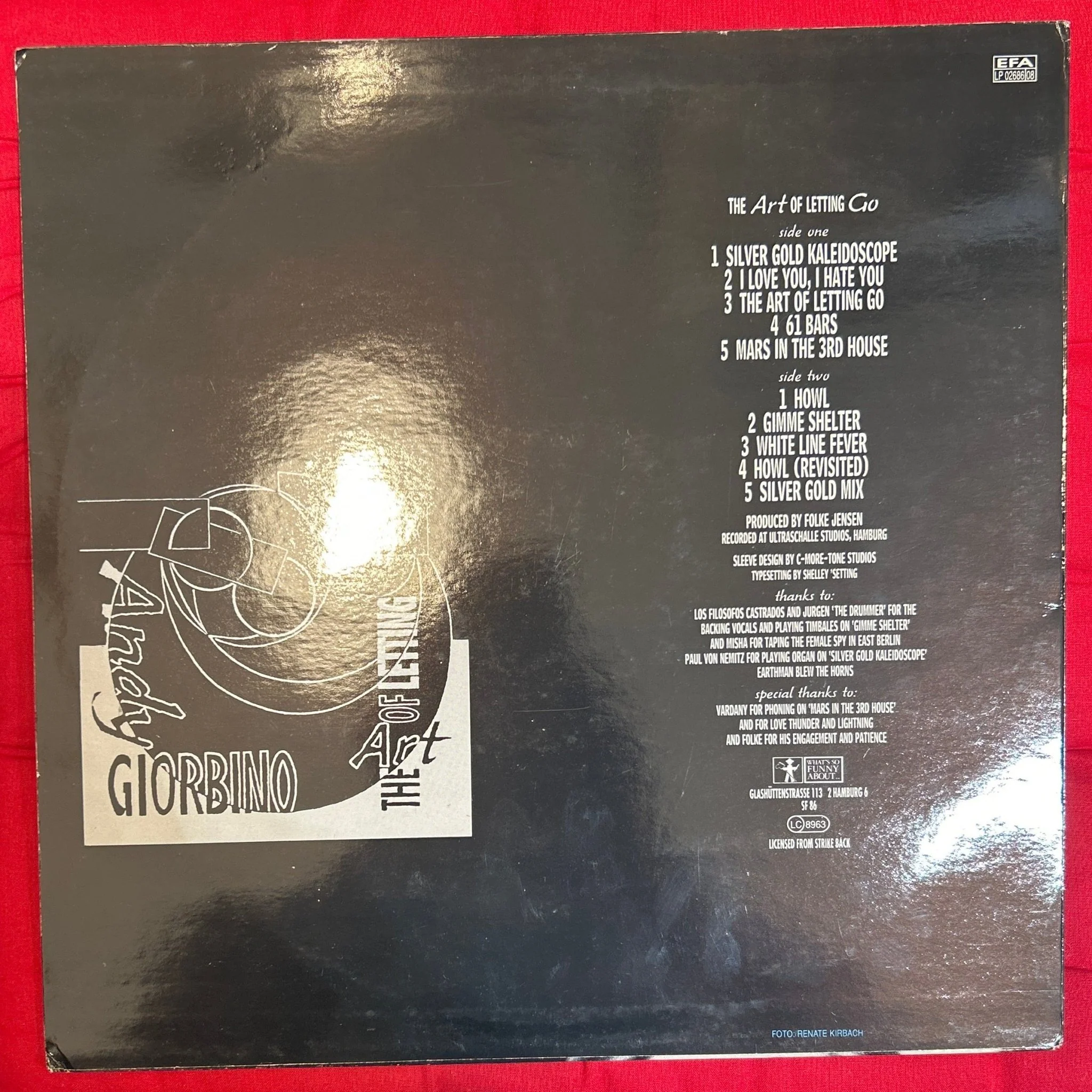 LP Andy Giorbino ‎– The Art Of Letting Go 2ª mano (Producto exclusivo recogida en tienda) - Image 2
