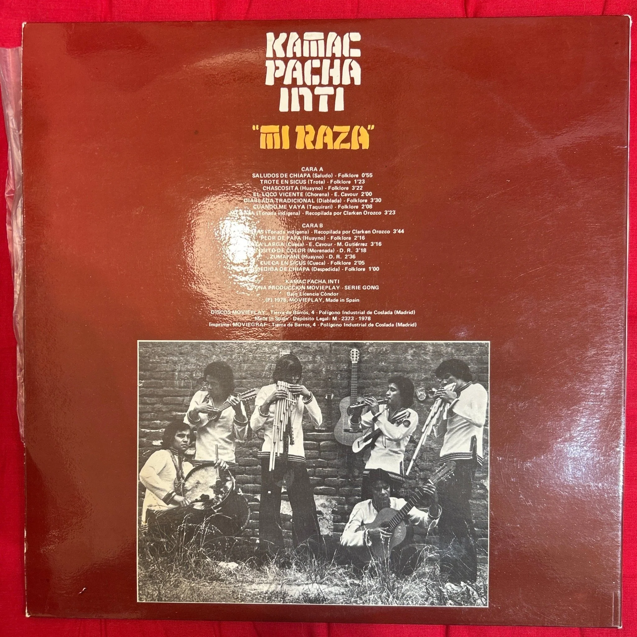 LP Kamac Pacha Inti ‎– Mi Raza 2ª Mano (Producto exclusivo recogida en tienda) - Image 2