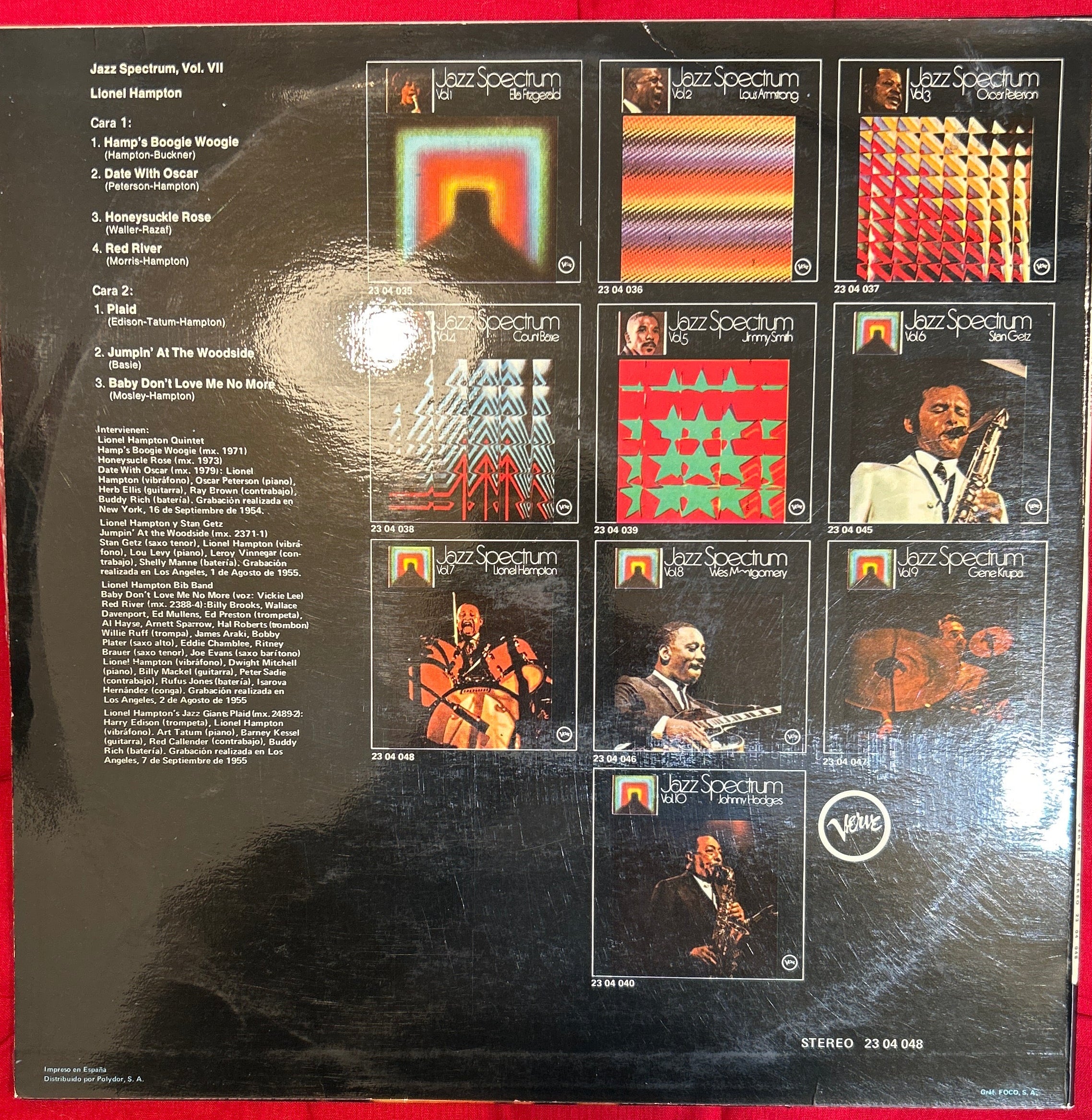 LP Lionel Hampton ‎– Jazz Spectrum Vol. 7 2ª Mano (Producto exclusivo recogida en tienda) - Image 2