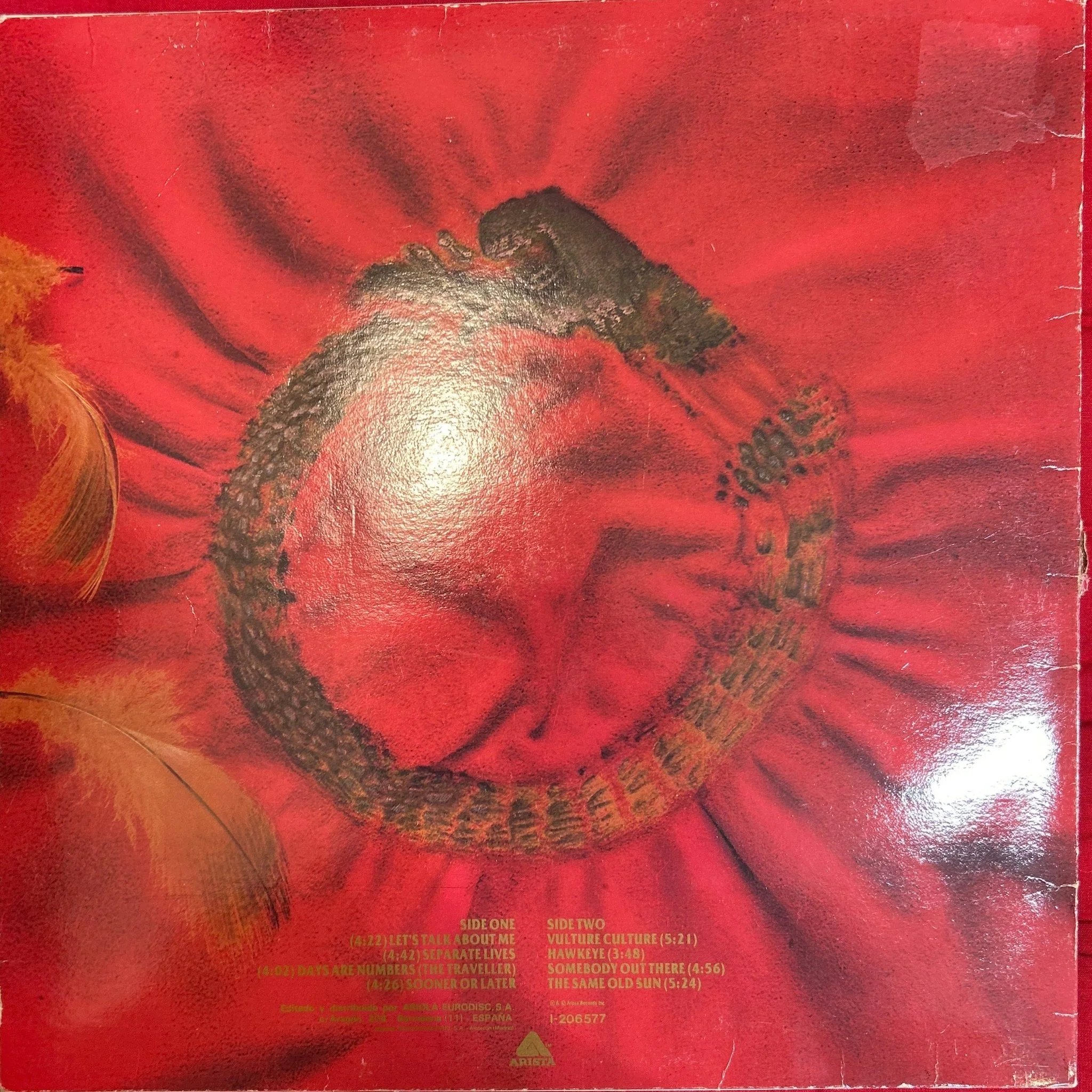 LP The Alan Parsons Project ‎– Vulture Culture 2ª Mano (Producto exclusivo recogida en tienda) - Image 2